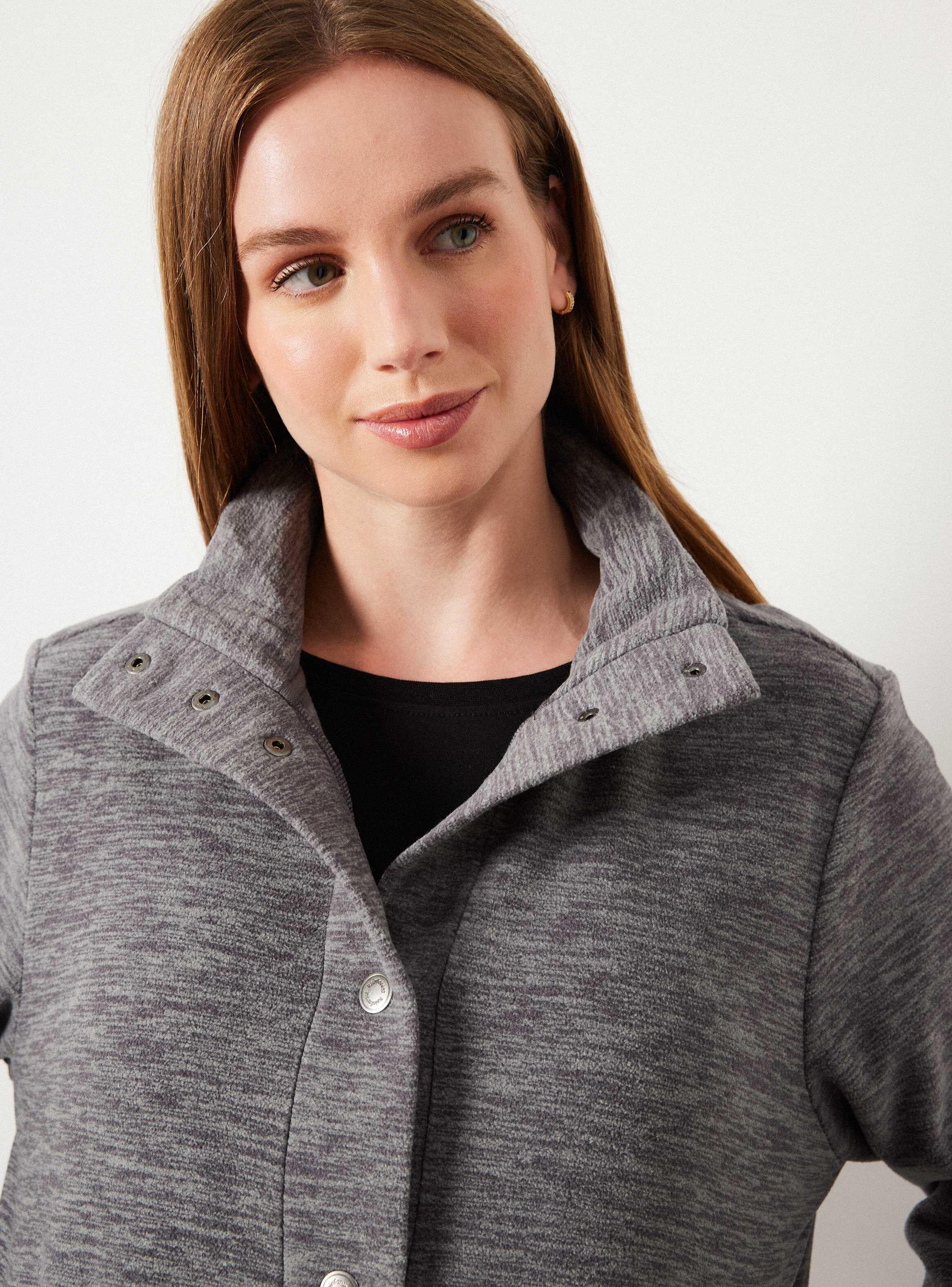 Polar Melange Relaxed Fit Broche-4