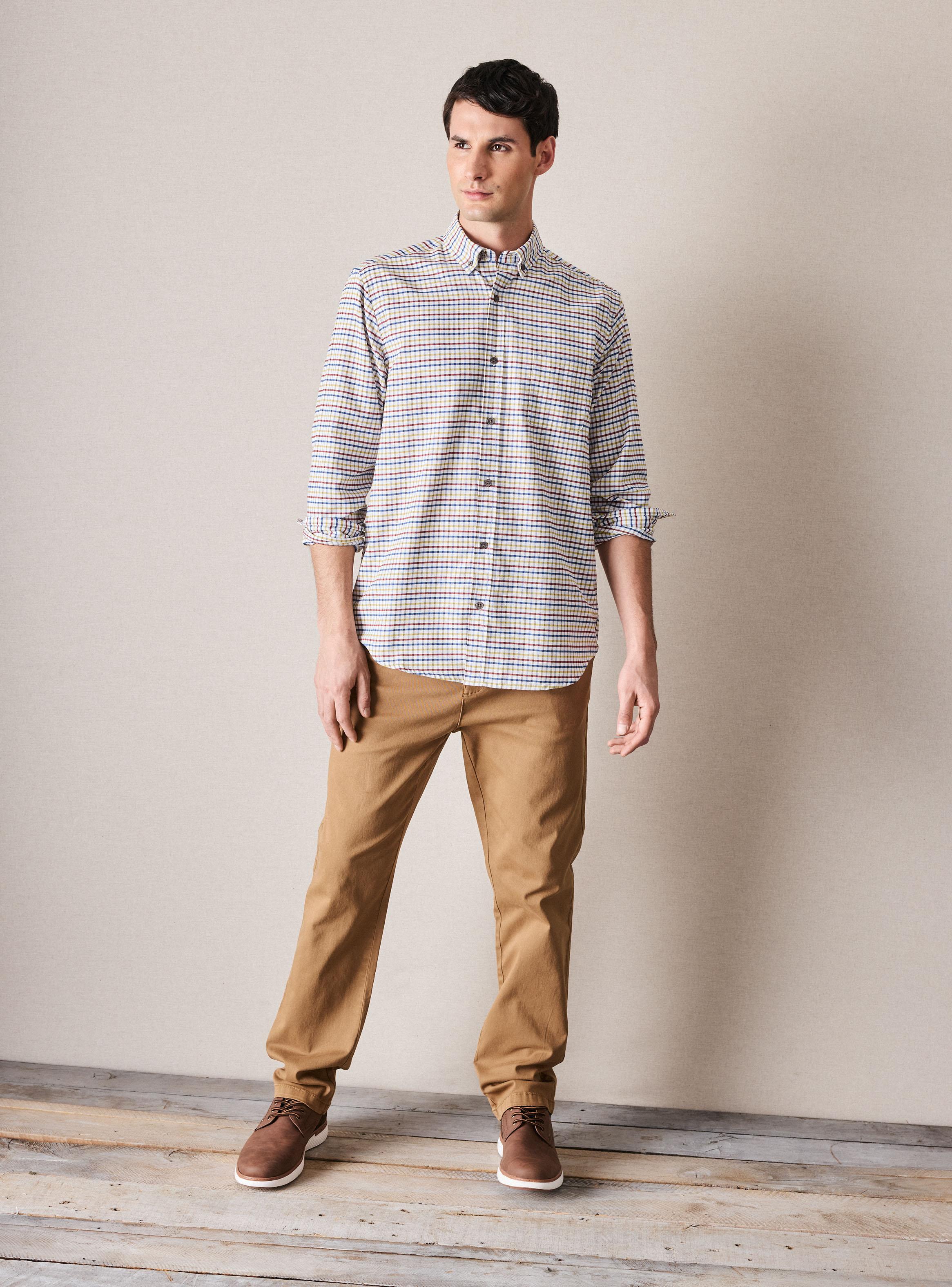 Camisa Manga Larga Semi Oxford-4