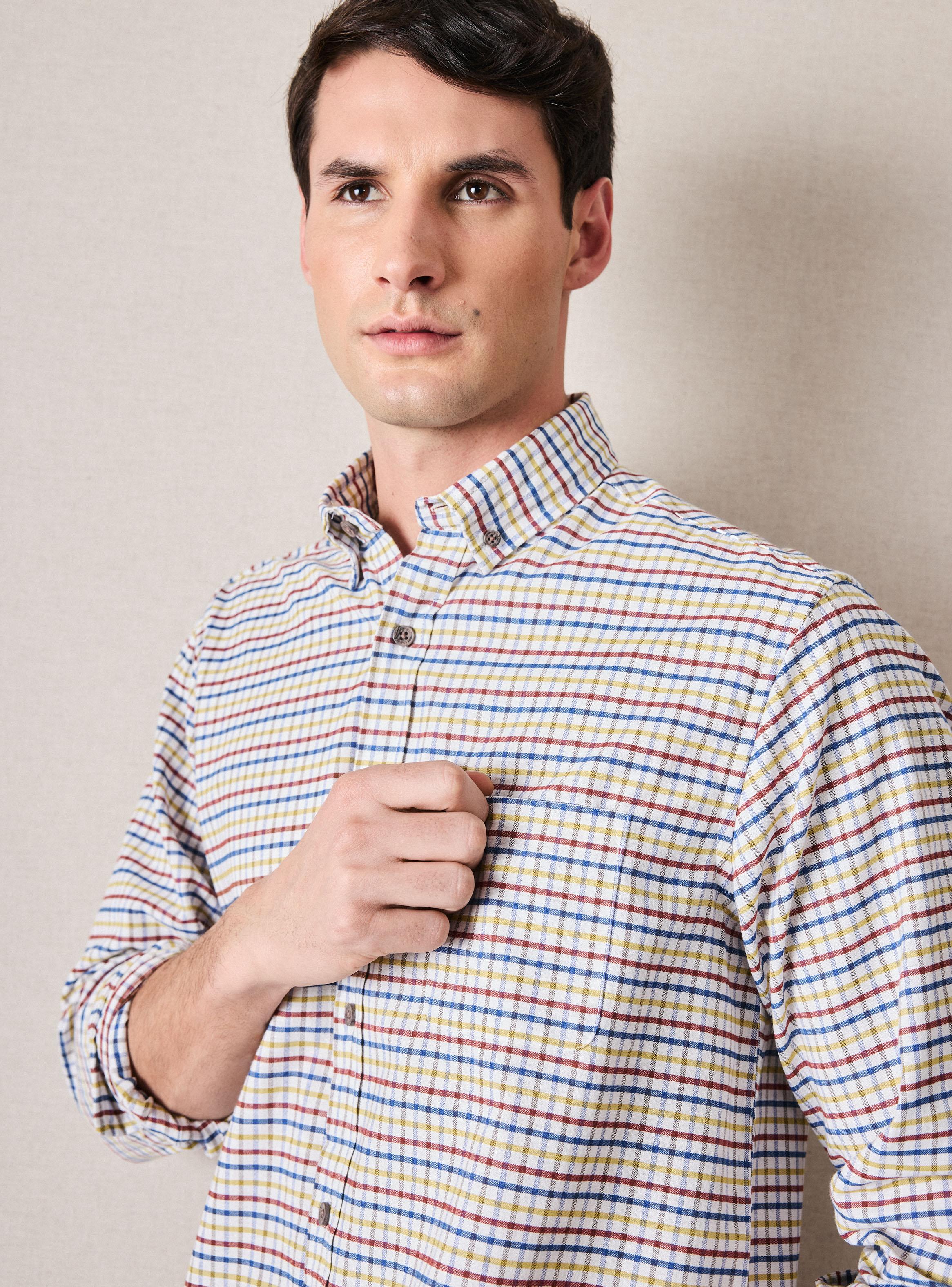 Camisa Manga Larga Semi Oxford-3