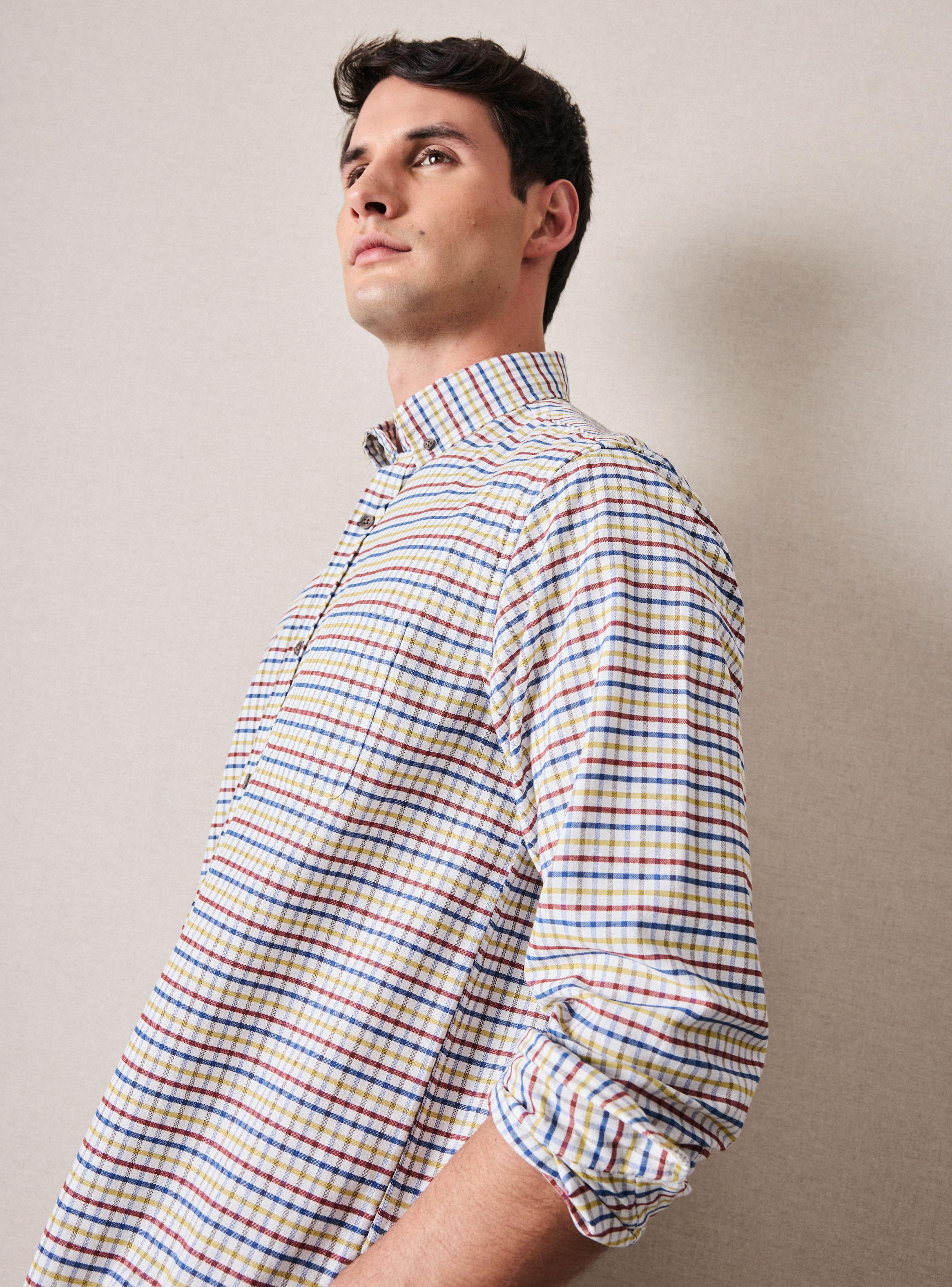 Camisa Manga Larga Semi Oxford-2