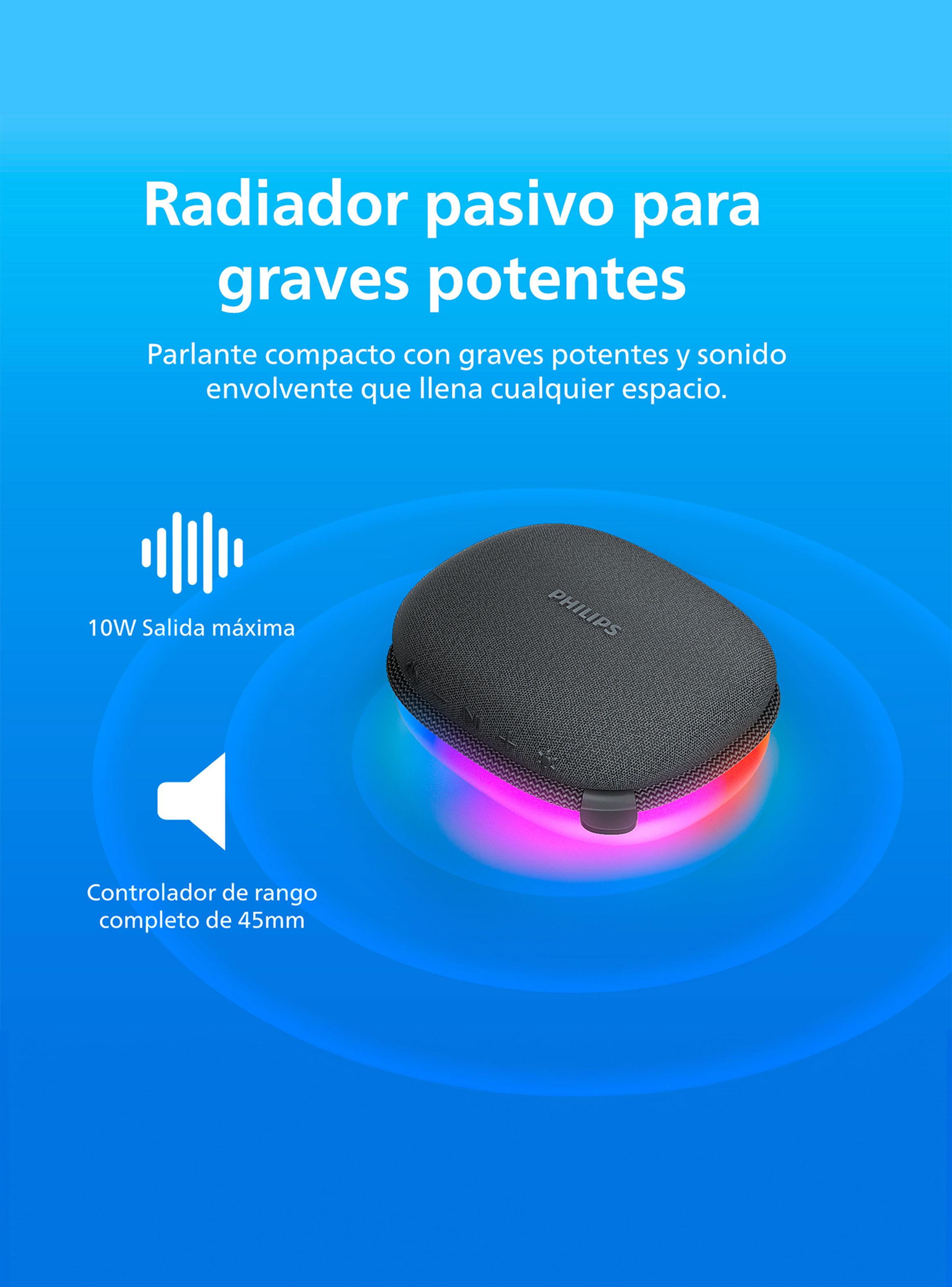 Parlante Bluetooth con Luces TAS2307-1