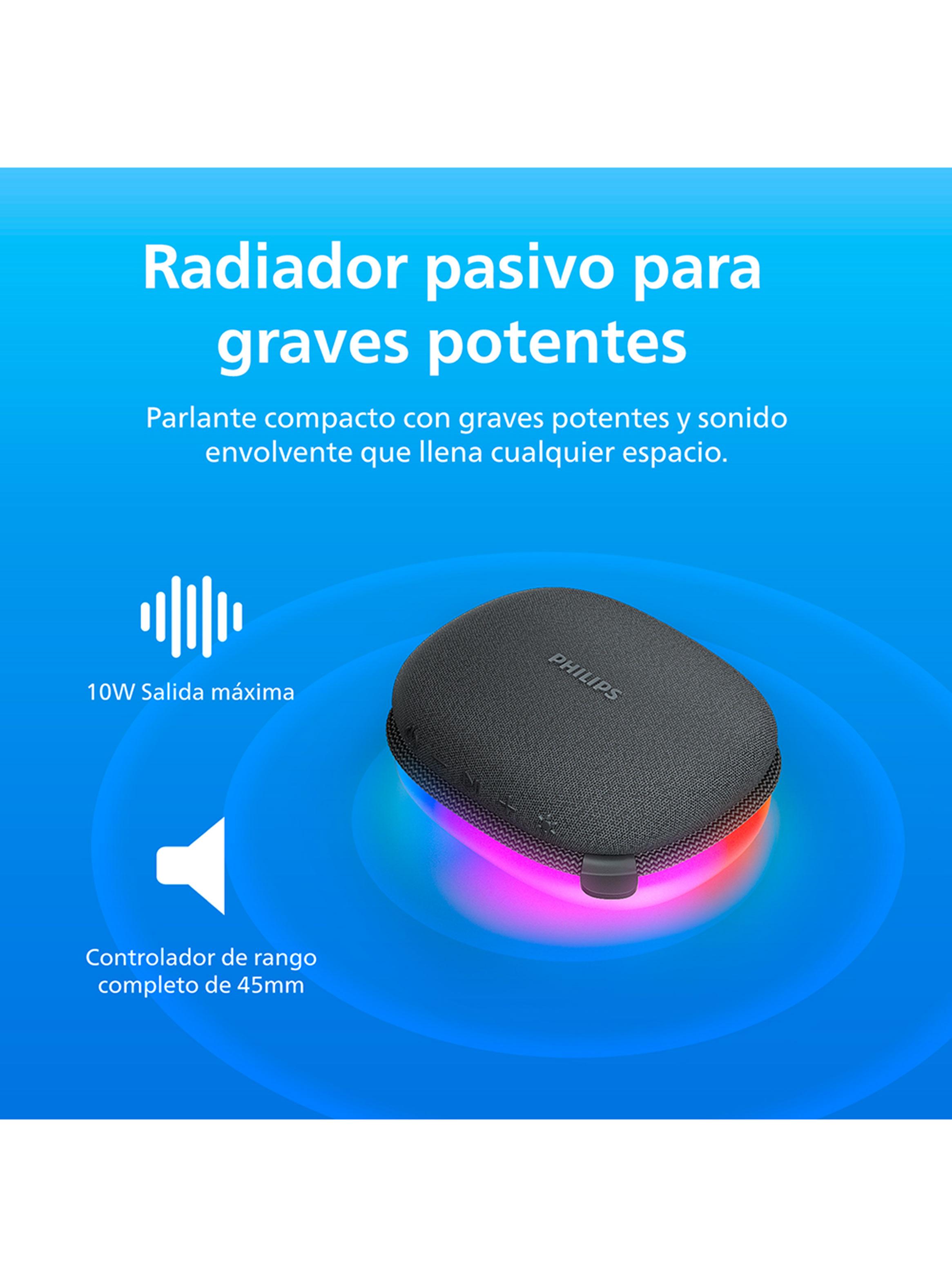 Parlante Bluetooth con Luces TAS2307 Negro-1