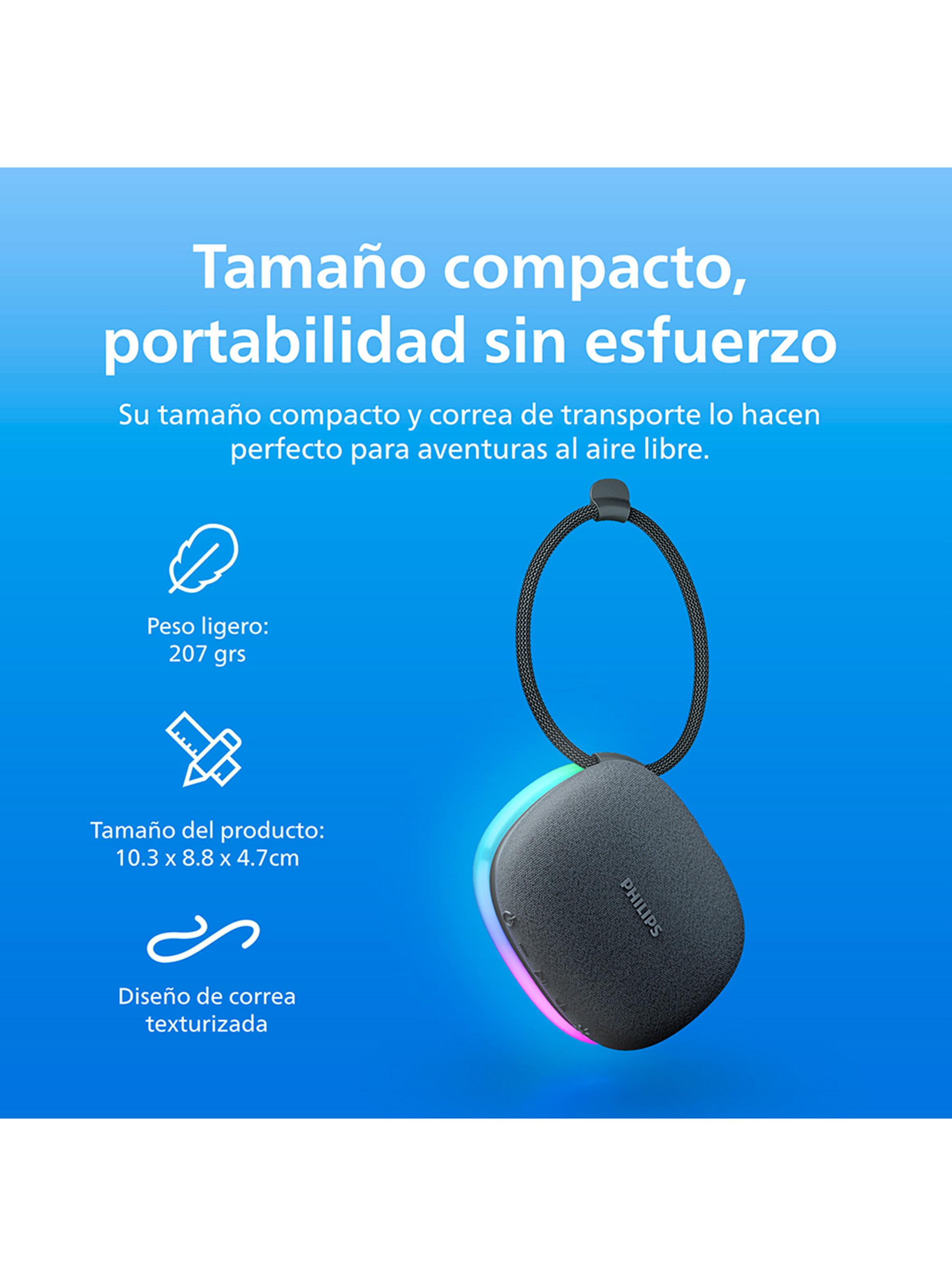 Parlante Bluetooth con Luces TAS2307 Negro-3