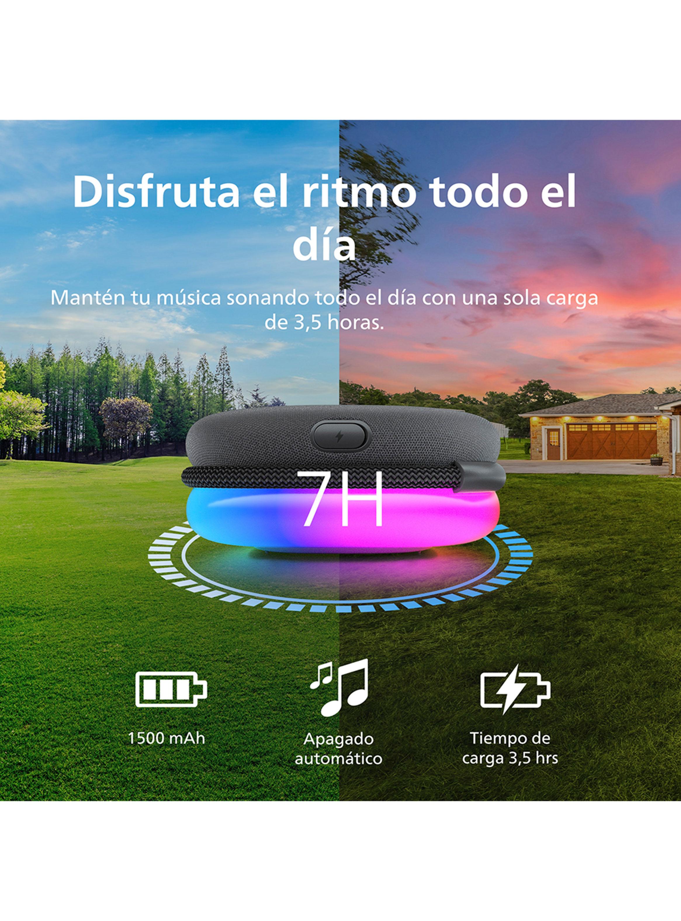 Parlante Bluetooth con Luces TAS2307 Negro-5
