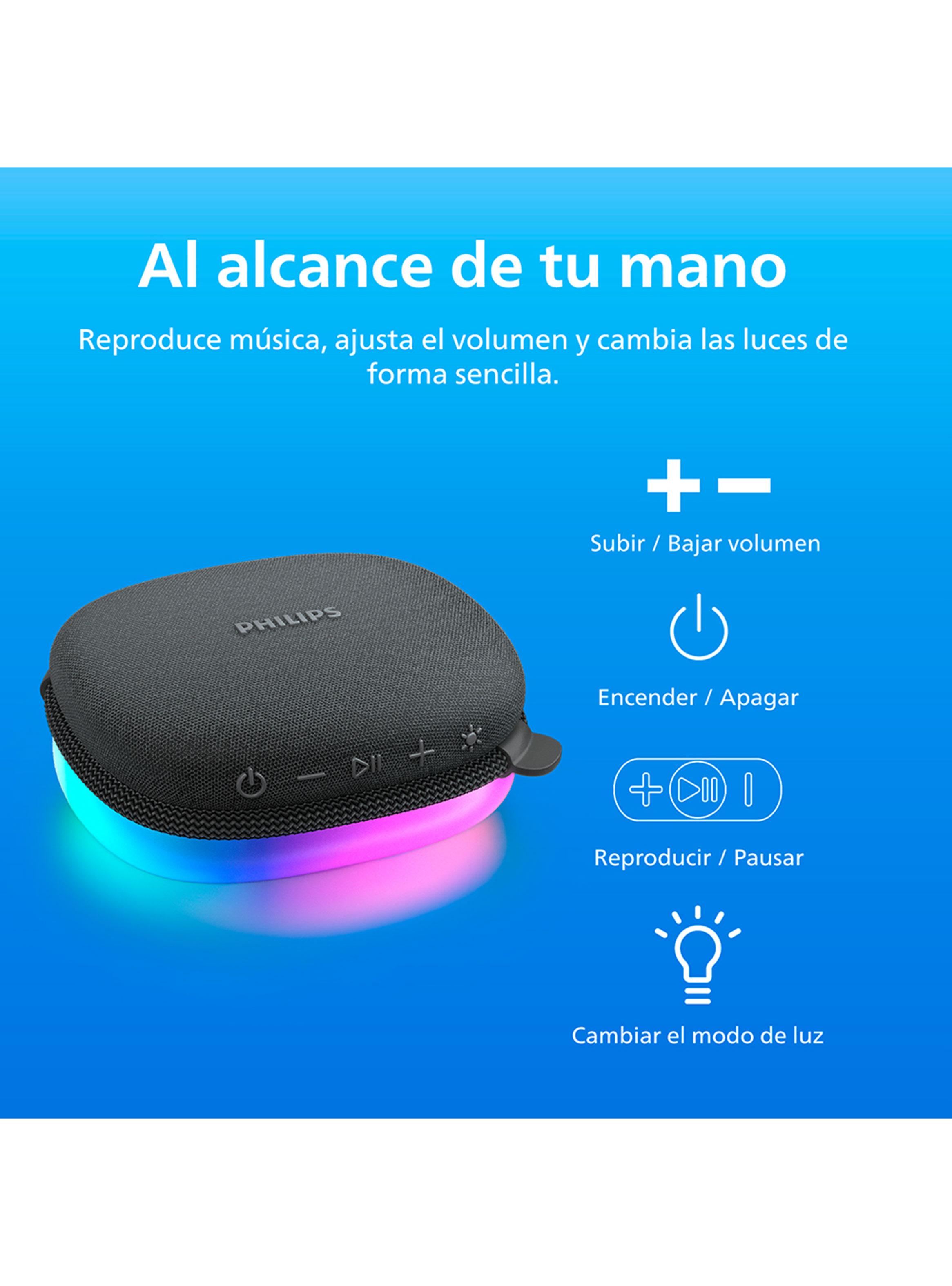 Parlante Bluetooth con Luces TAS2307 Negro-2