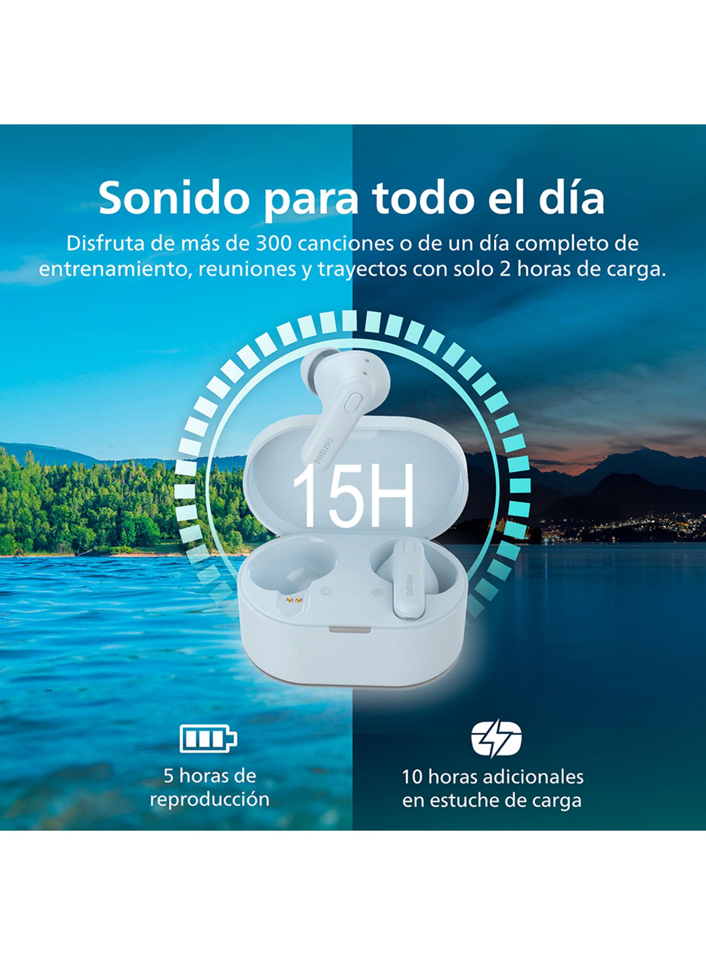 Audífonos Bluetooth TAT1108 TWS Celeste-4