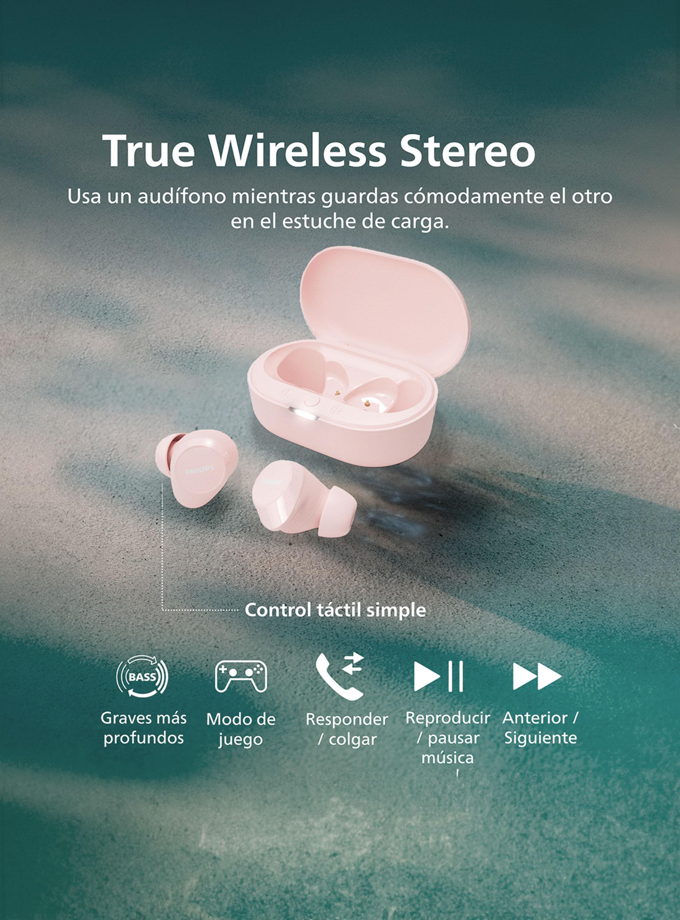 Audífonos True Wireless Bluetooth TAT1209 Rosado-2