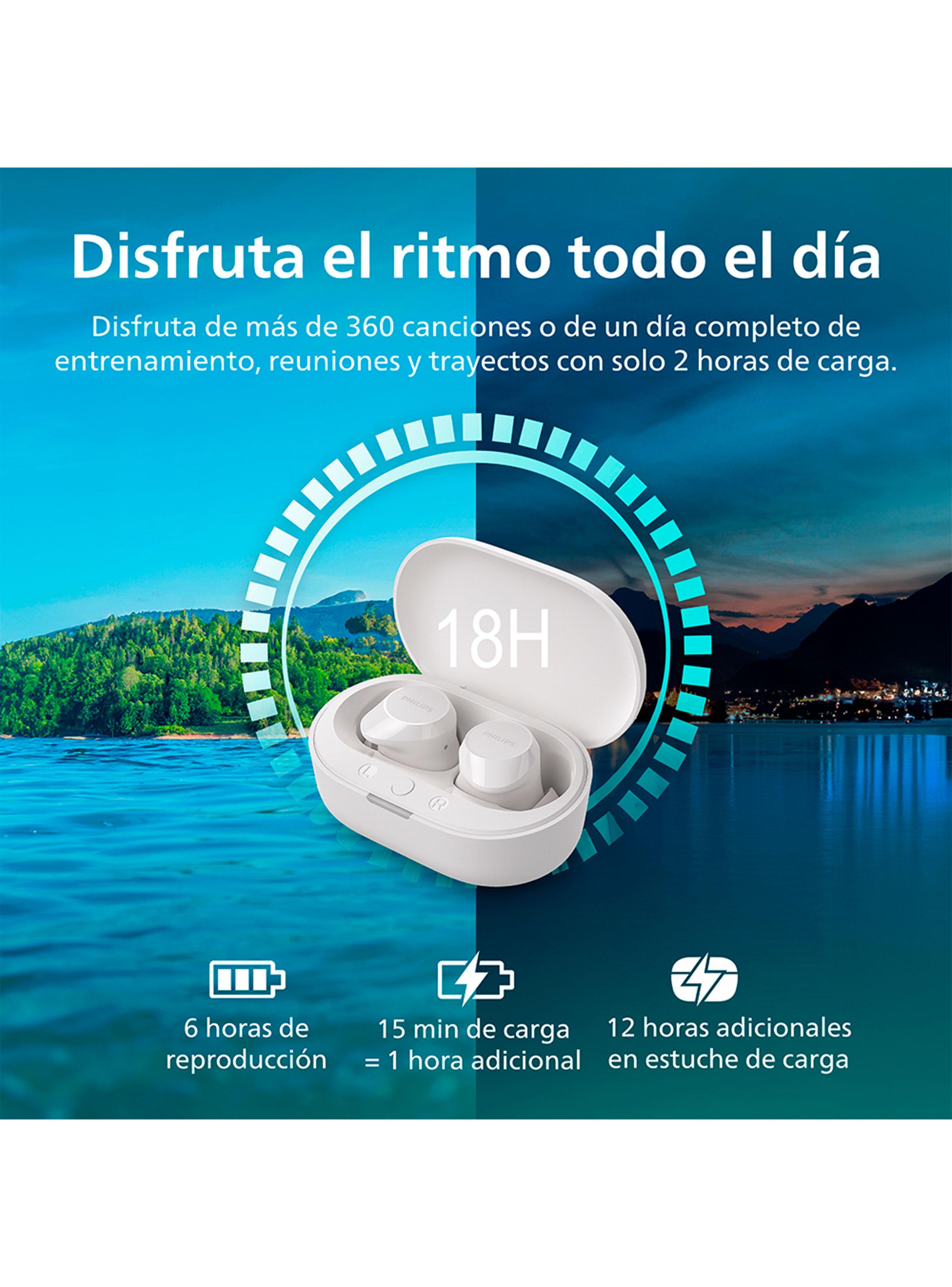 Audífonos Bluetooth TAT1209 TWS Blanco-3