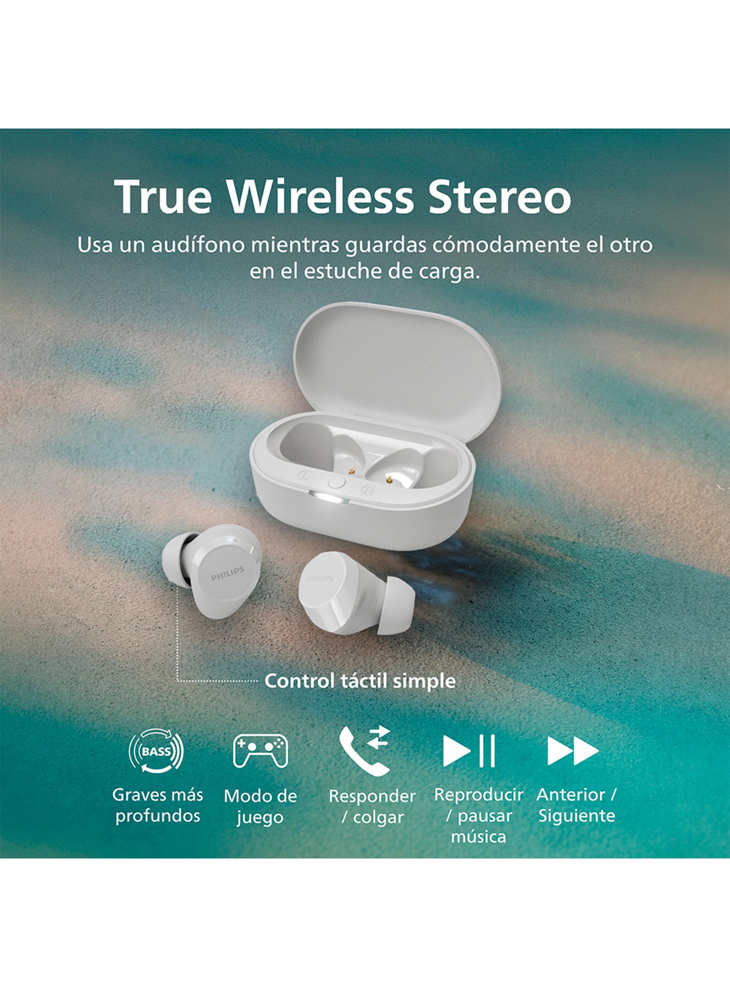 Audífonos Bluetooth TAT1209 TWS Blanco-2