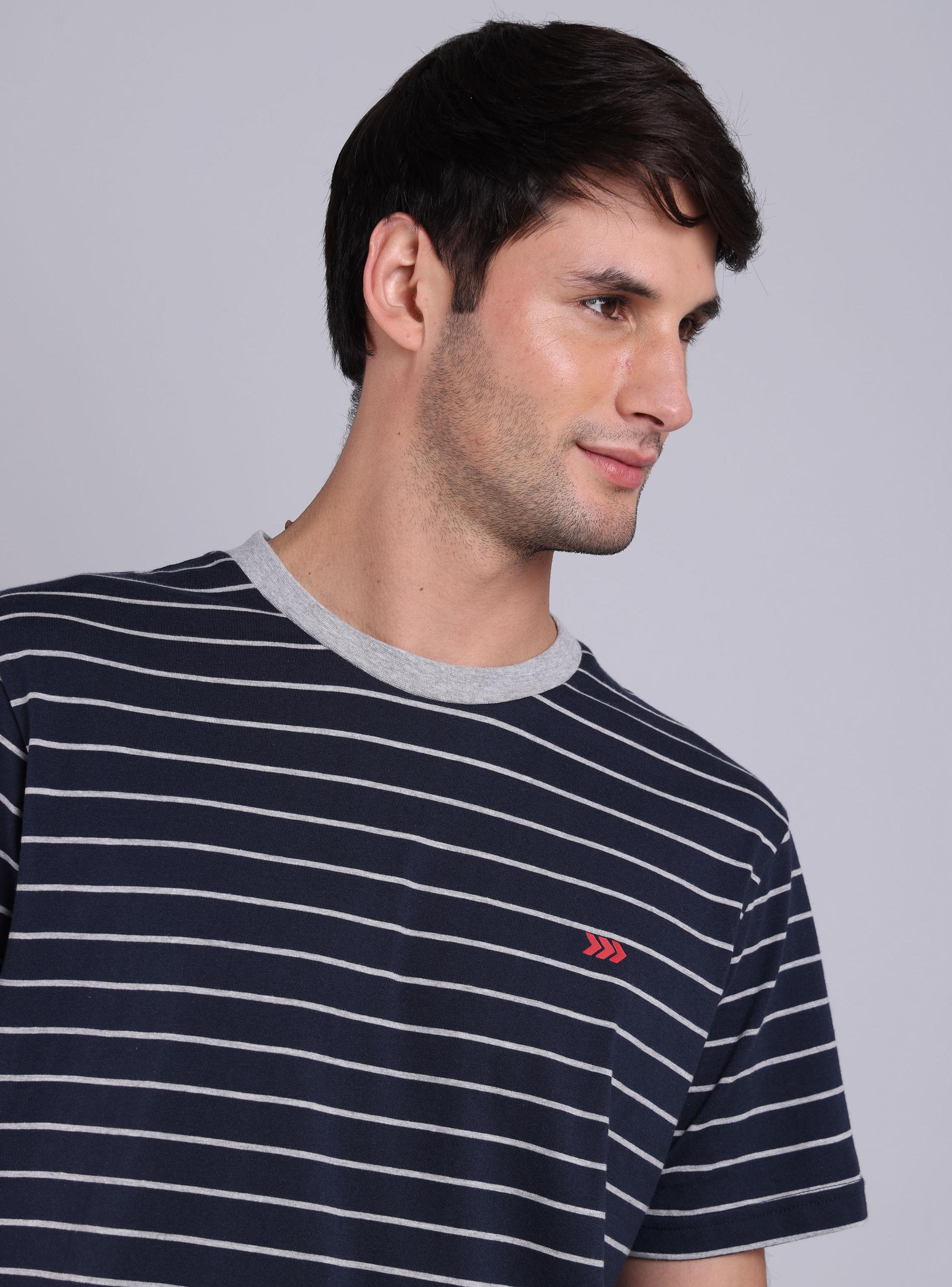 Pijama Corto Navy 2 Piezas-2