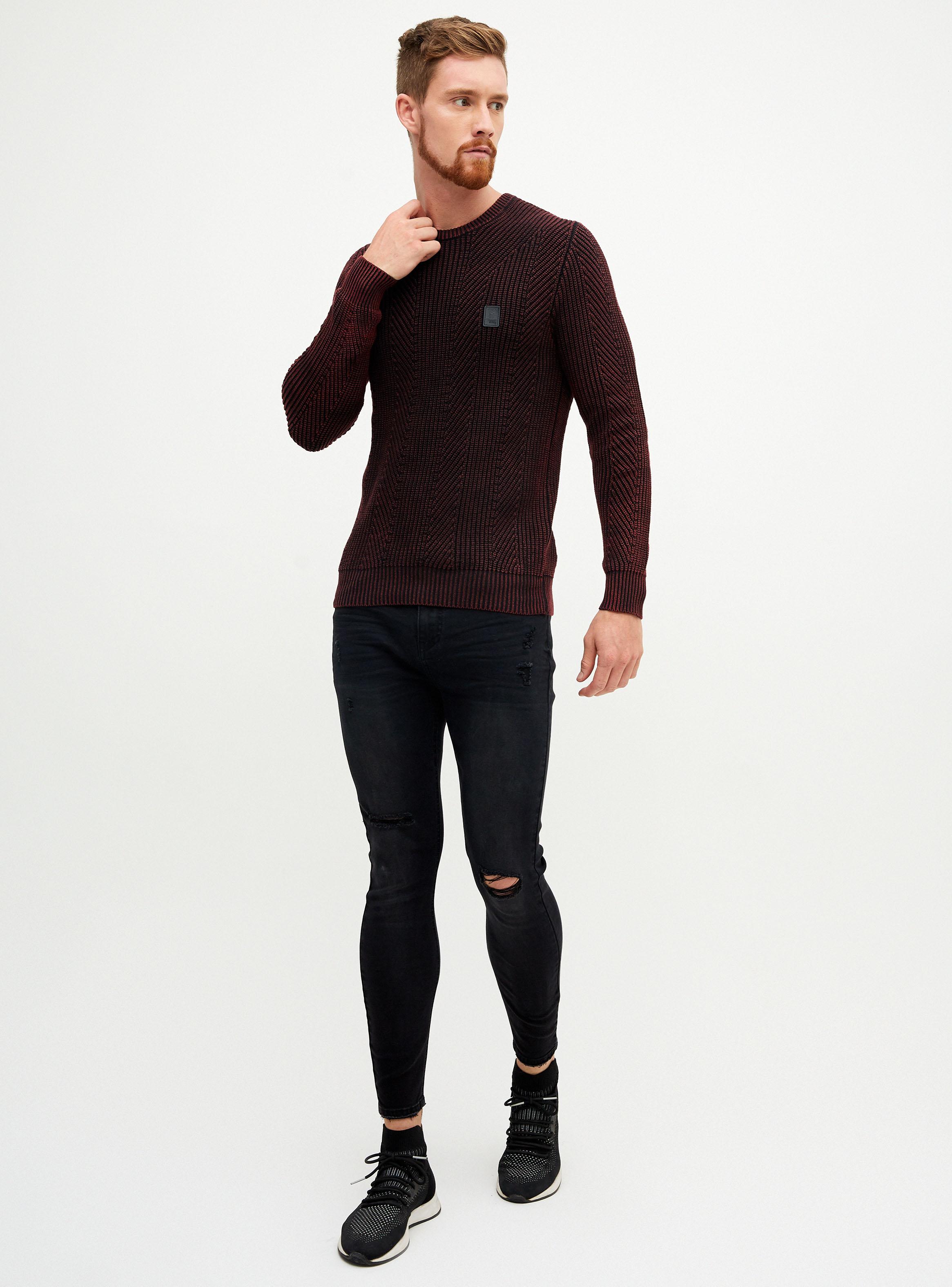Sweater Cuello Redondo Caoba JJO-3