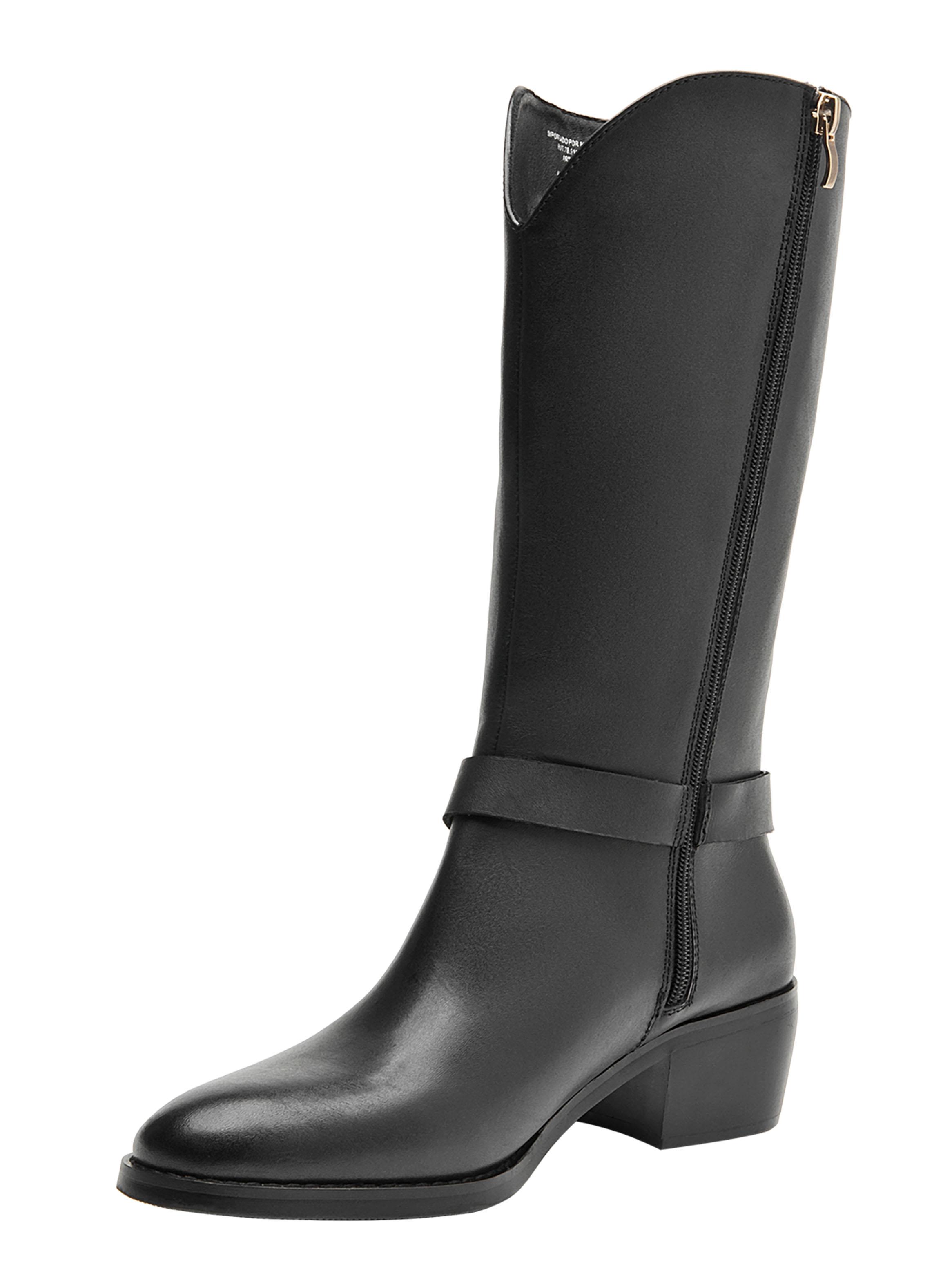 Bota en Punta con Detalle en Correa CL051 Cuero Mujer-2
