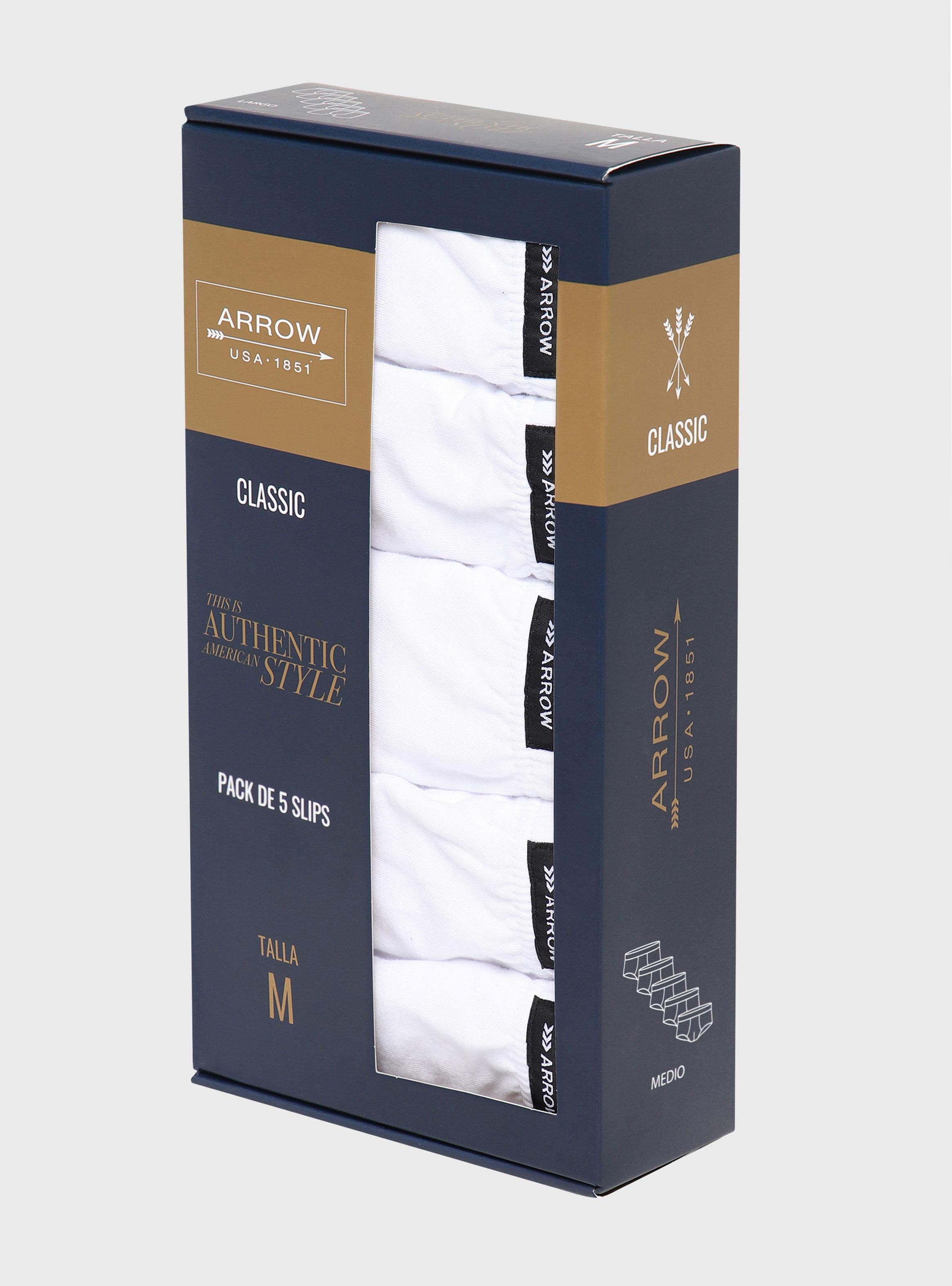 Slip Liso Pack 5 Color Clásico-2