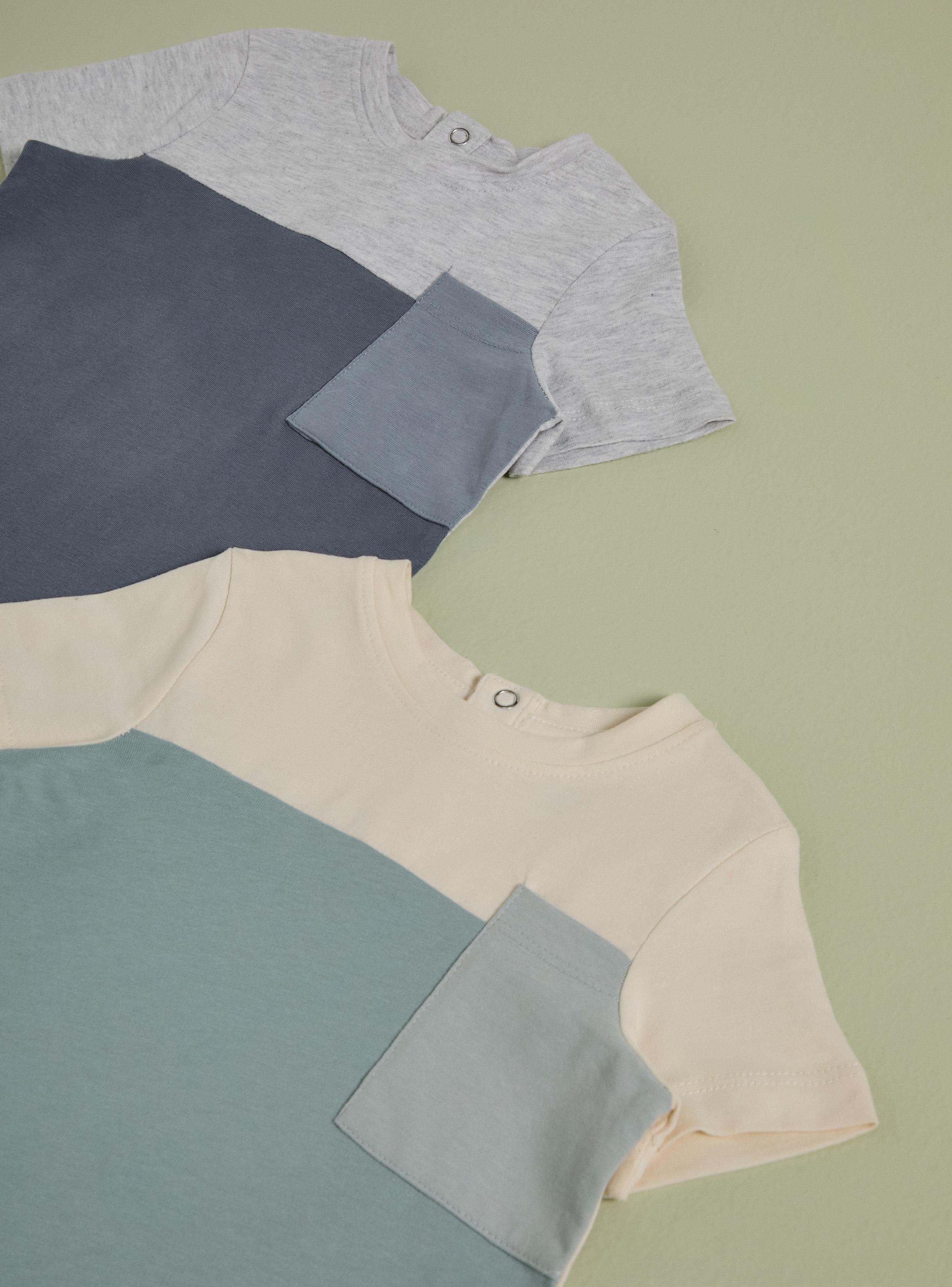 Polera Bipack Color Block y Bolsillo-2