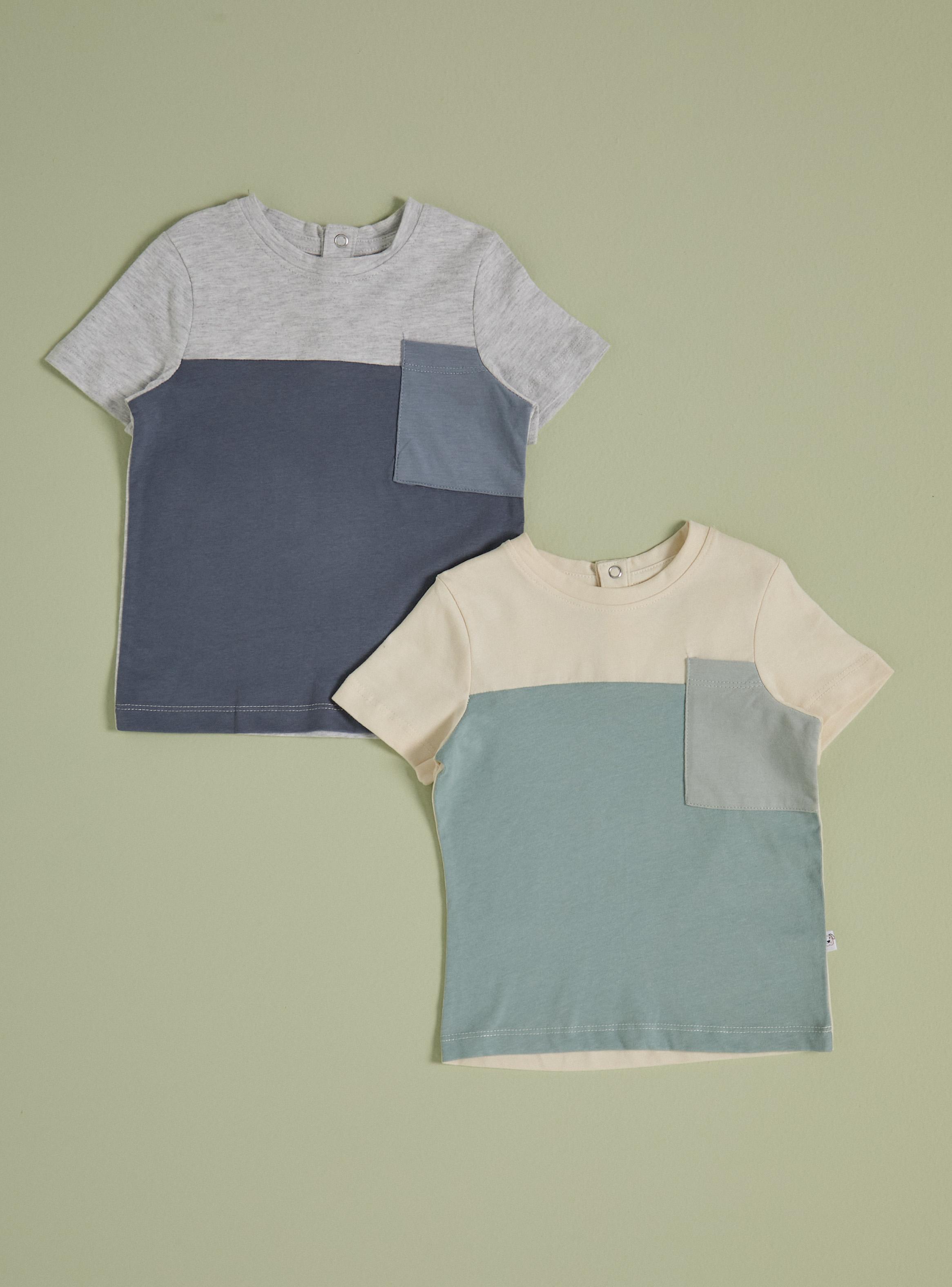 Polera Bipack Color Block y Bolsillo-0