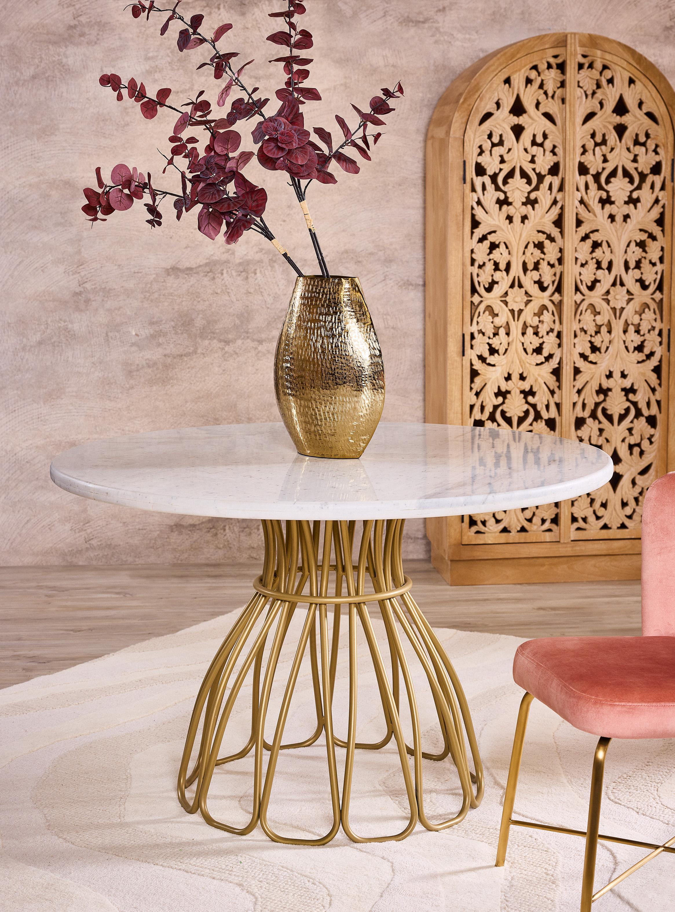 Mesa Comedor Belleza Redonda 120x78 cm-6