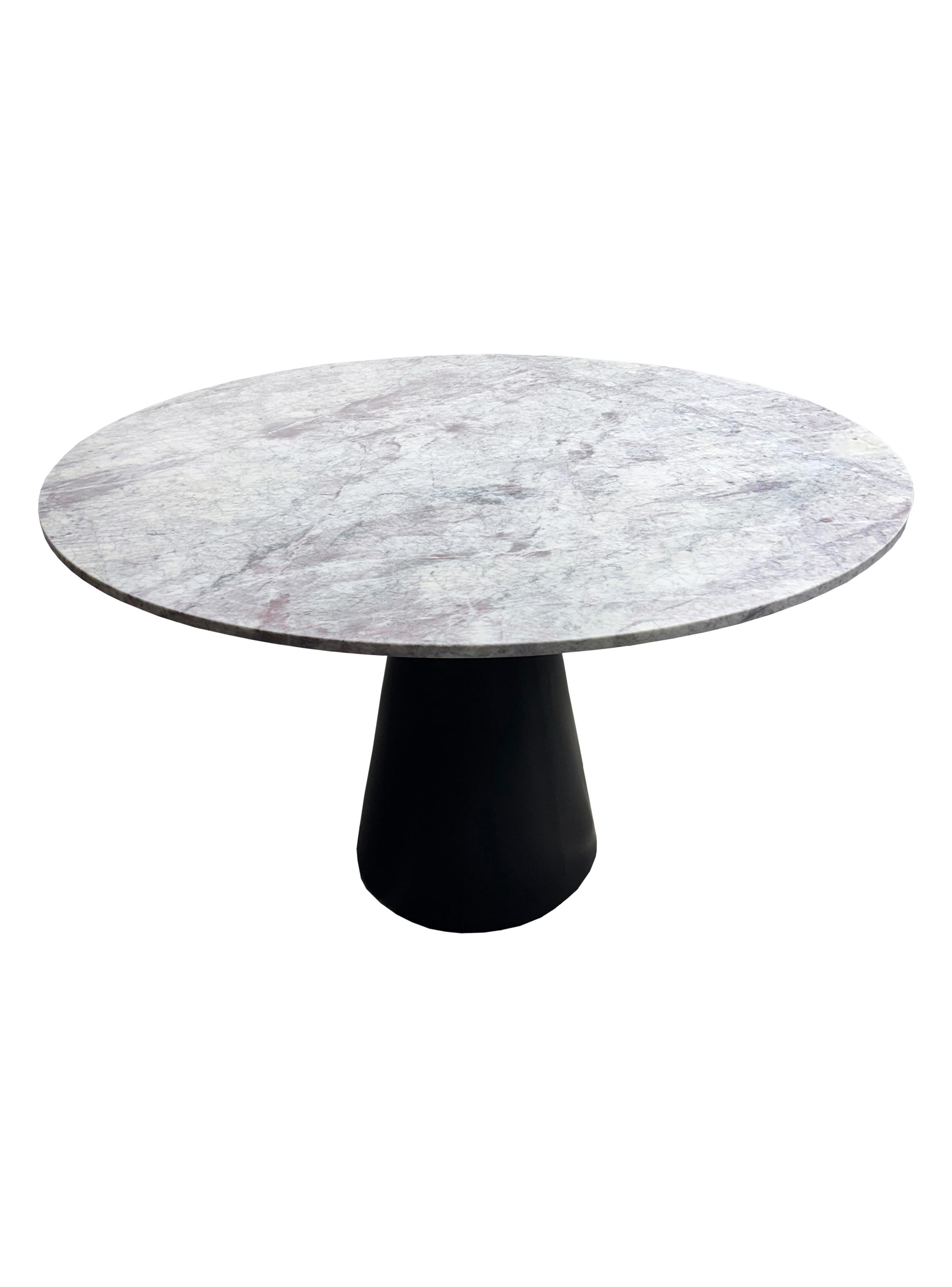 Mesa de Comedor Mármol Lexington Redonda 120 cm-2