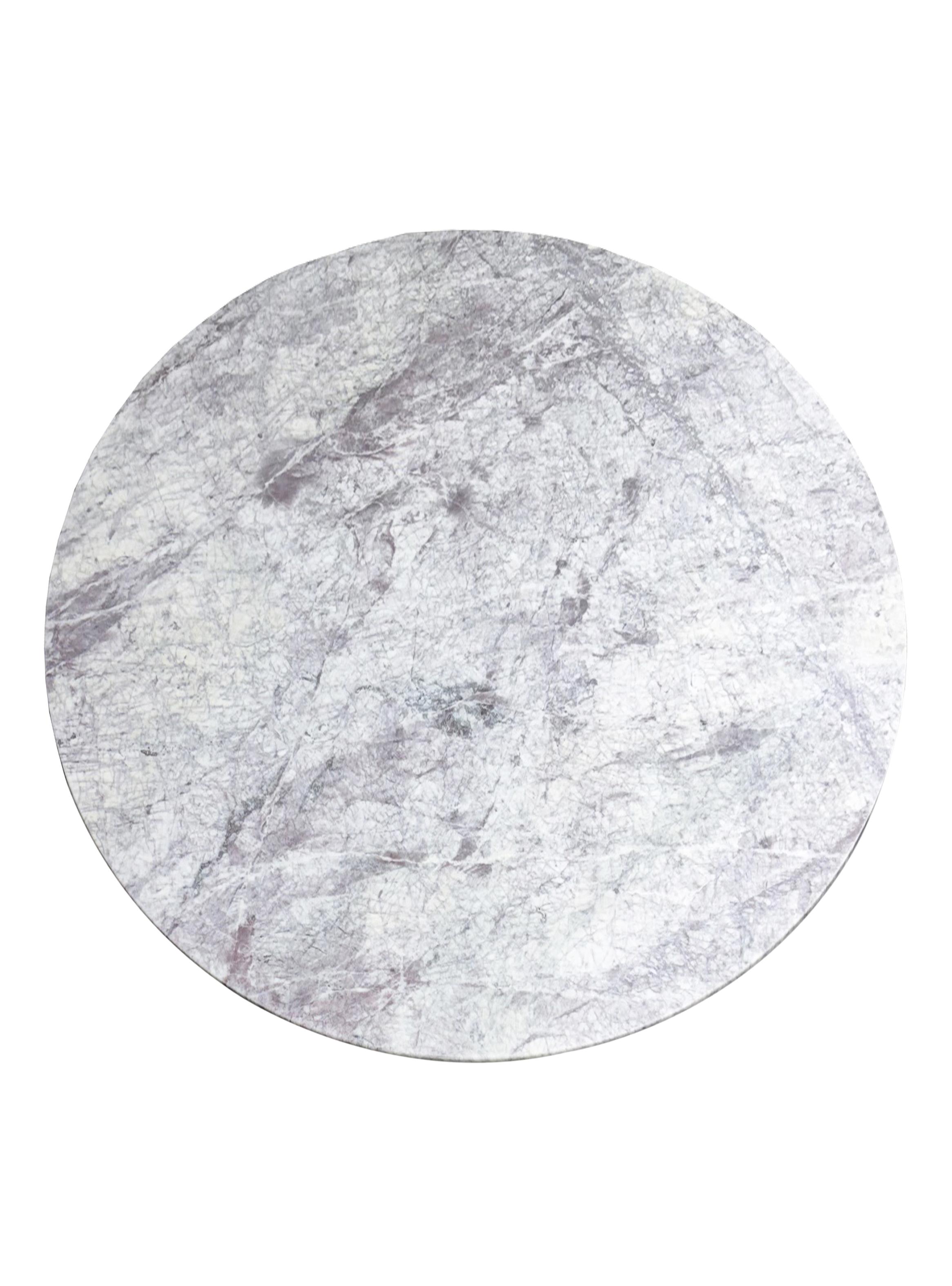 Mesa de Comedor Mármol Lexington Redonda 120 cm-4