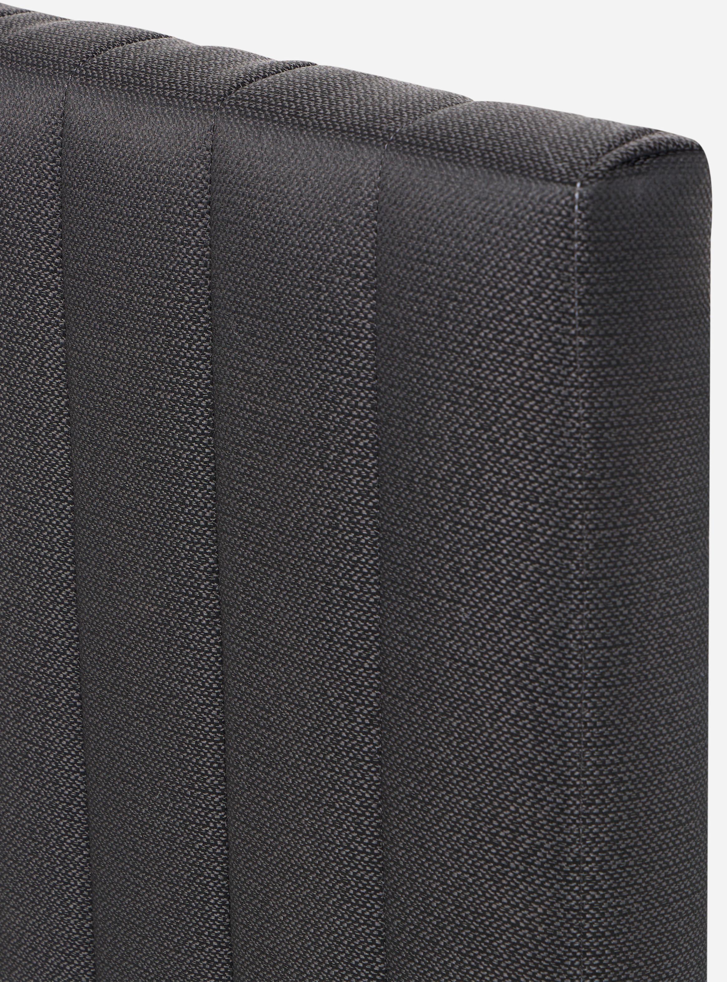 Cama Europea 2 Plazas New Style 6 + Respaldo Lucio Grafito-3