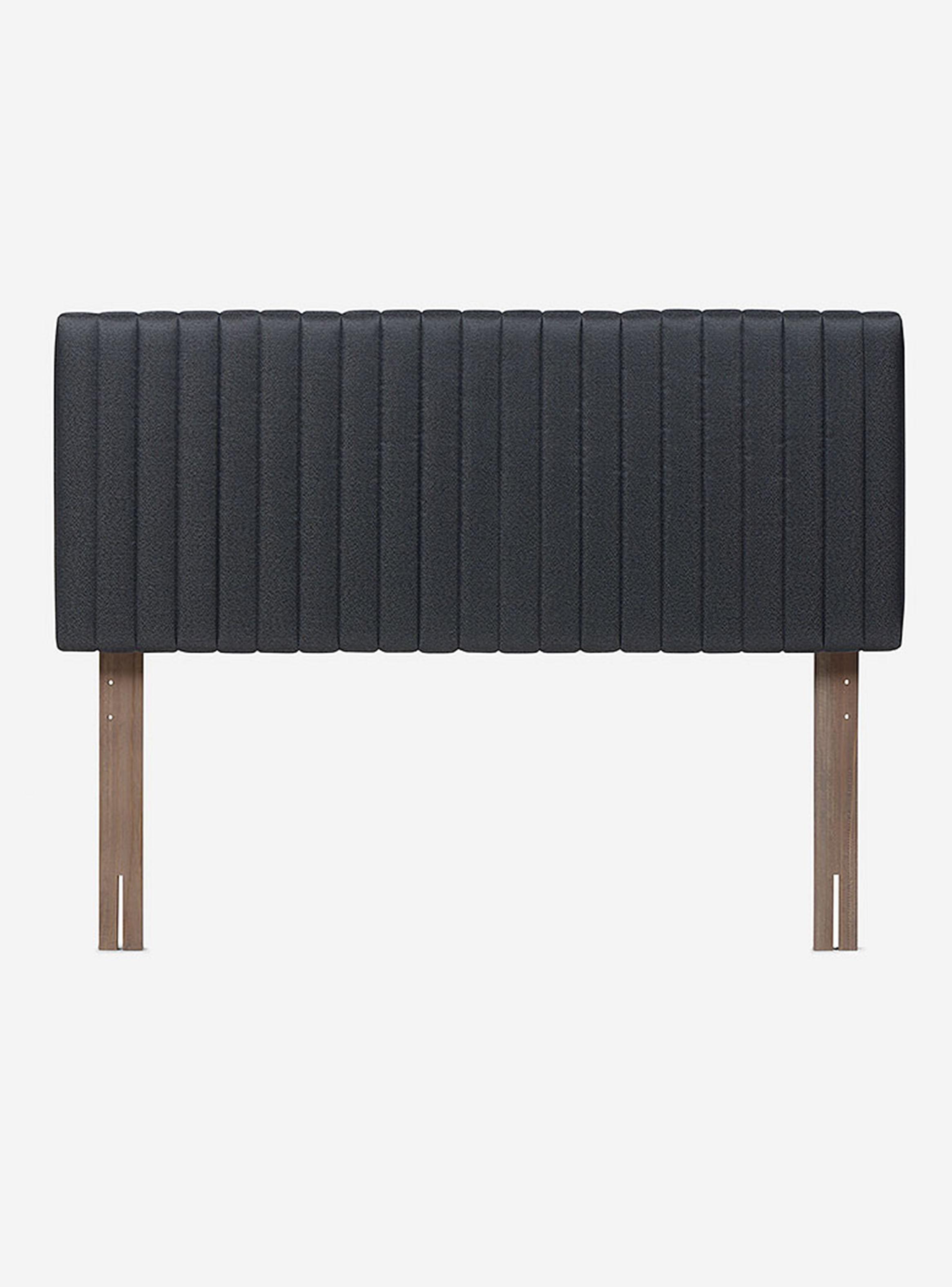 Cama Europea New Style 4 Plus Base Dividida 2 Plazas + Respaldo Lucio grafito-2