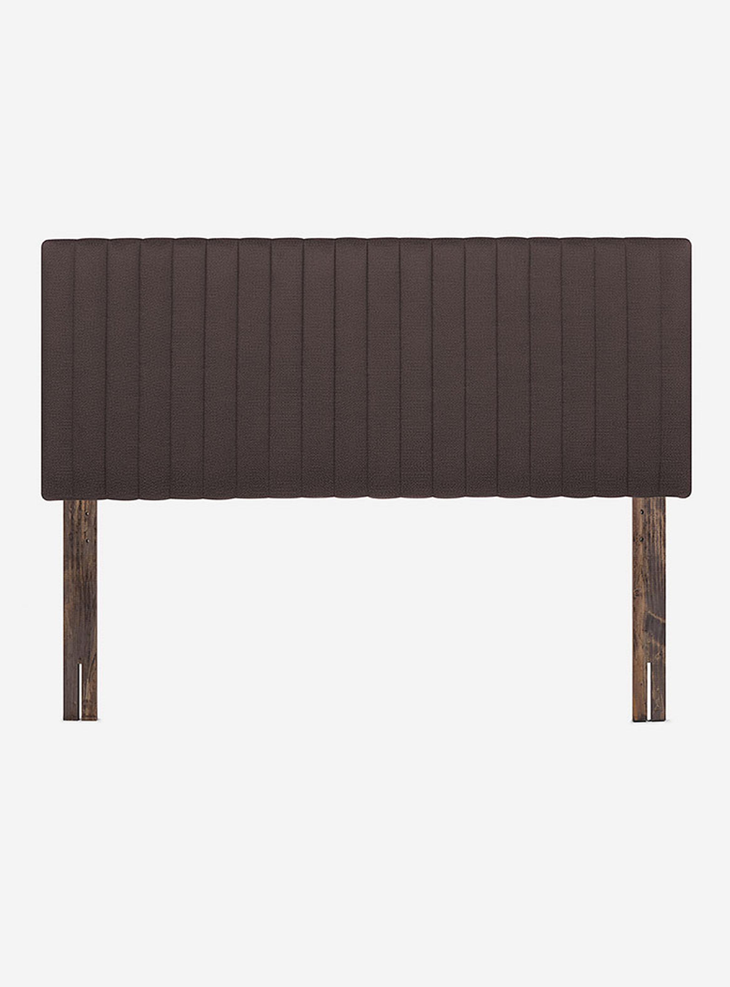 Cama Europea New Style 4 Plus Base Dividida 2 Plazas + Respaldo Lucio Chocolate-2