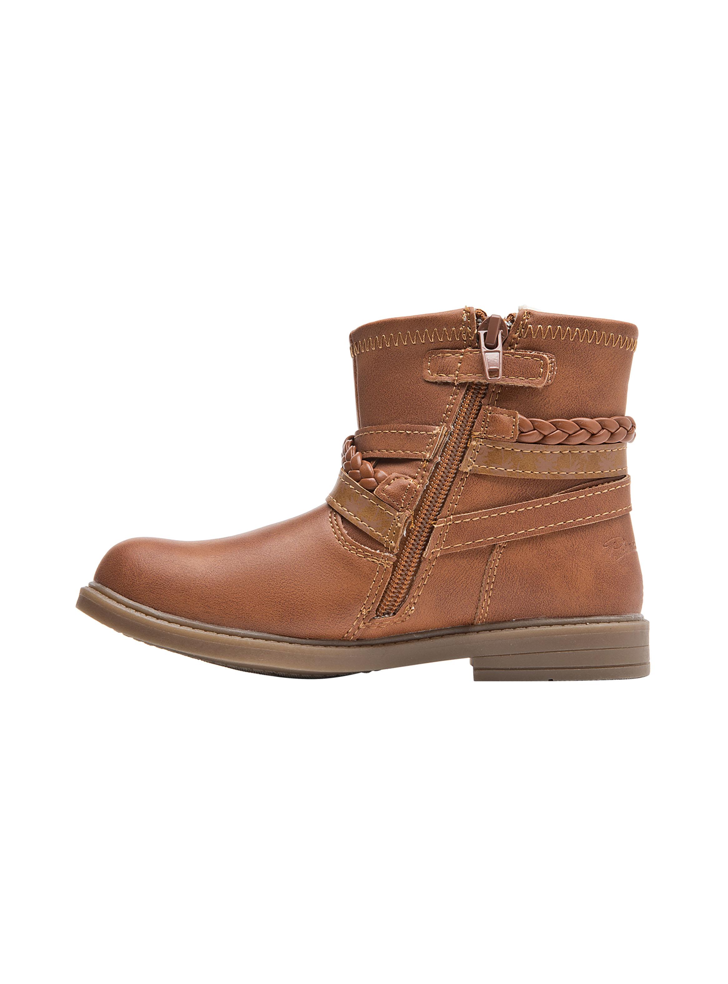 Bota Detalle Trezado Correa Ki032 Niña-2