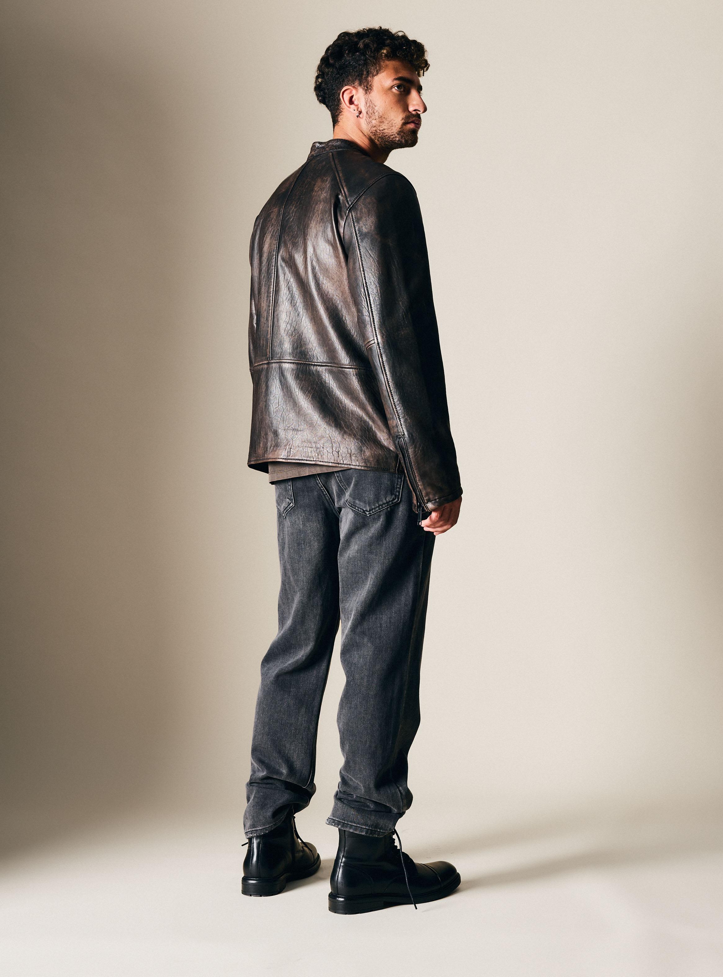 Chaqueta Cuero Real-5