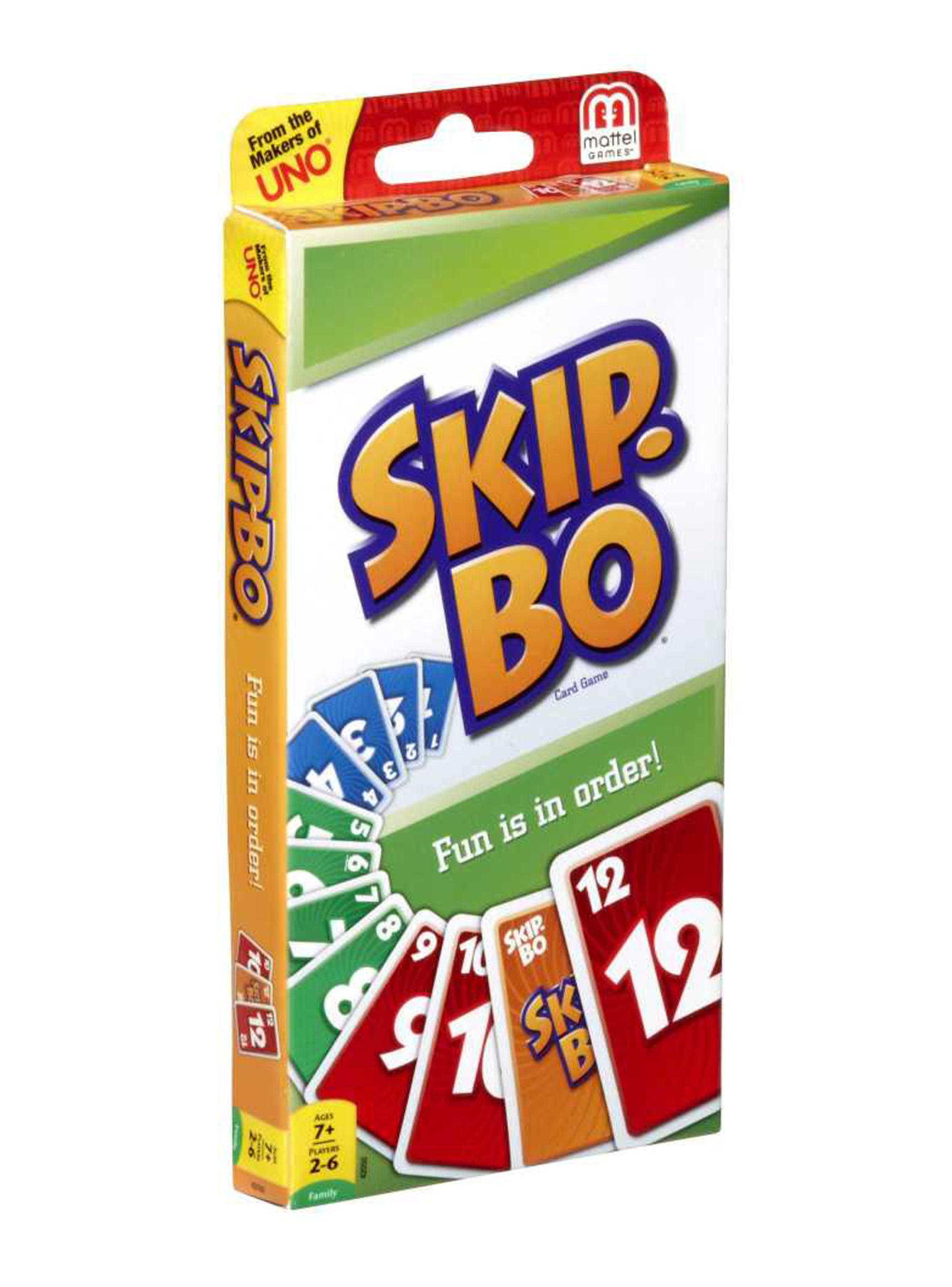 Juego de Cartas Skip-Bo Diversión Instantánea 162 Tarjetas-1
