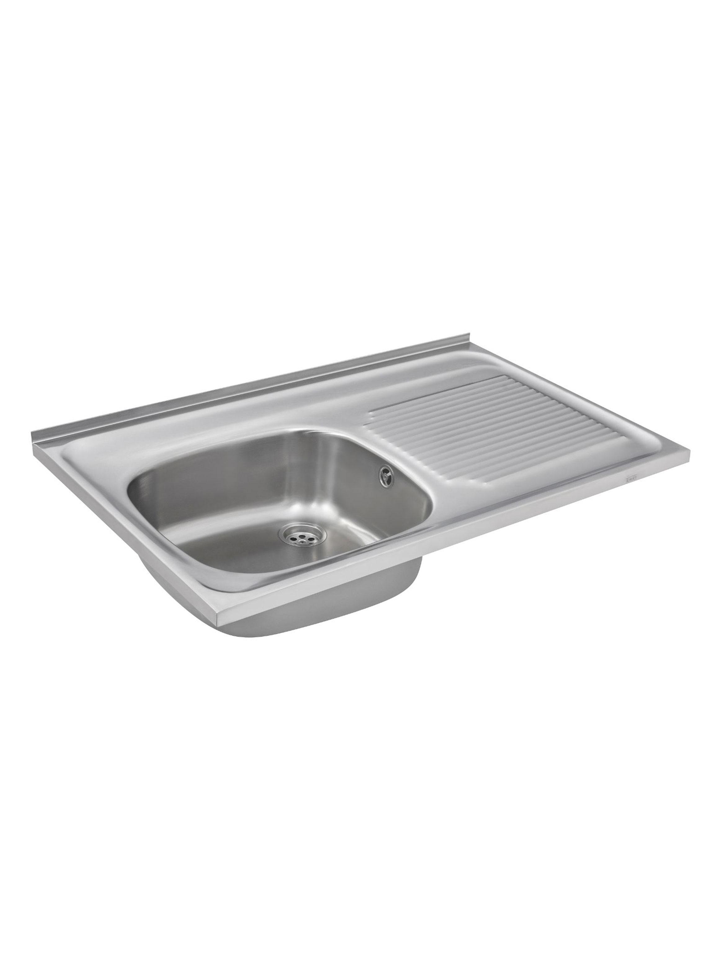 Lavaplatos Inoxidable Sobreponer 80.50 1C 1E Der Monoblock 1o-2