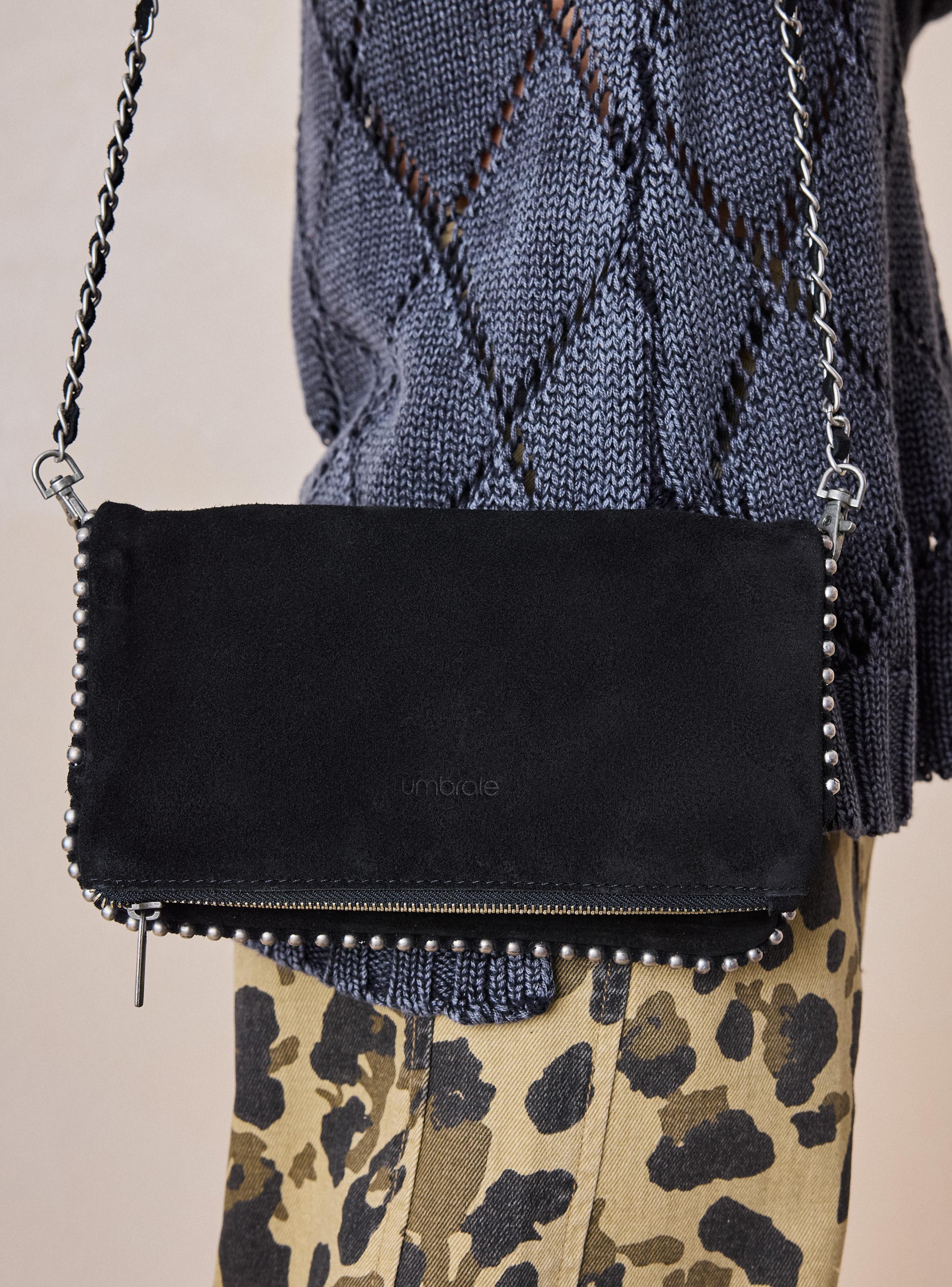 Cartera Cuero Cadena-7
