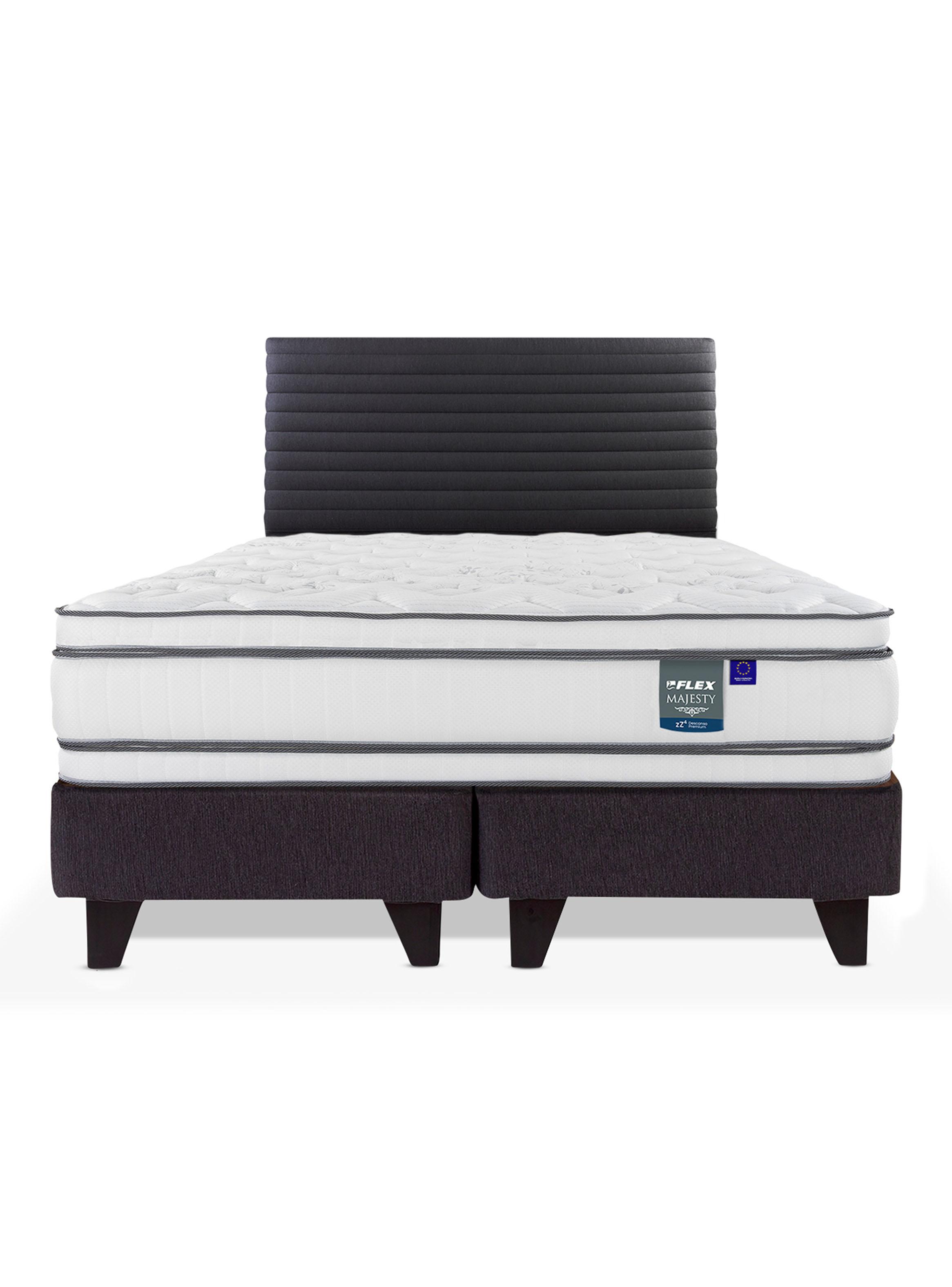 Cama Europea Majesty King + Respaldo Modern-2