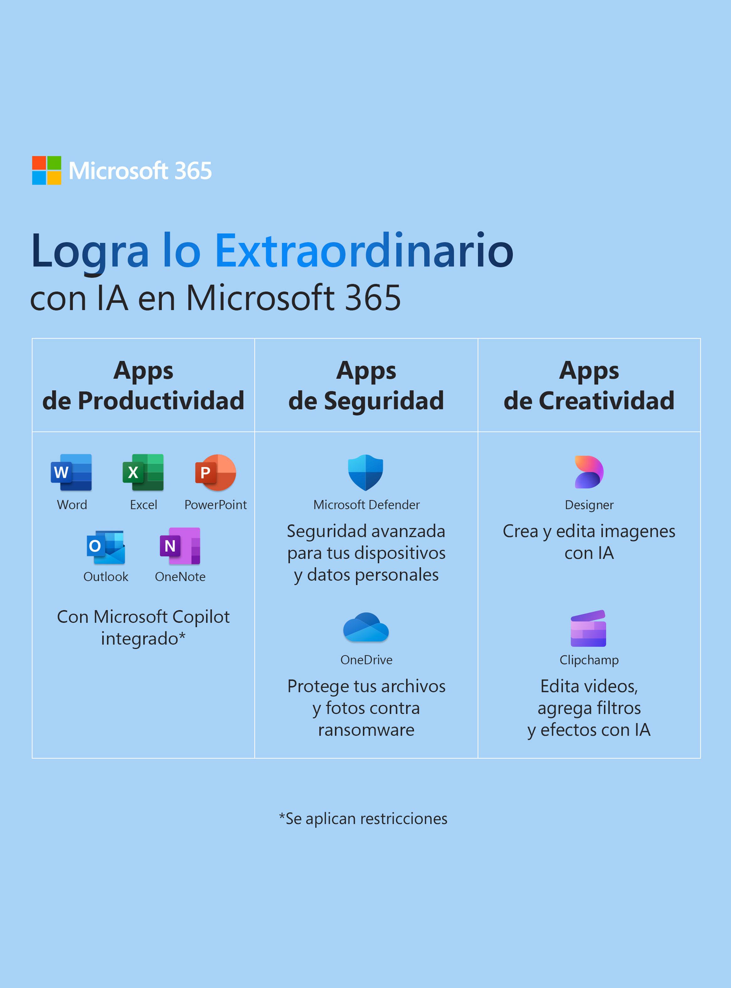 Microsoft 365 Personal Suscripción Anual Agente IA 1TB OneDrive-5