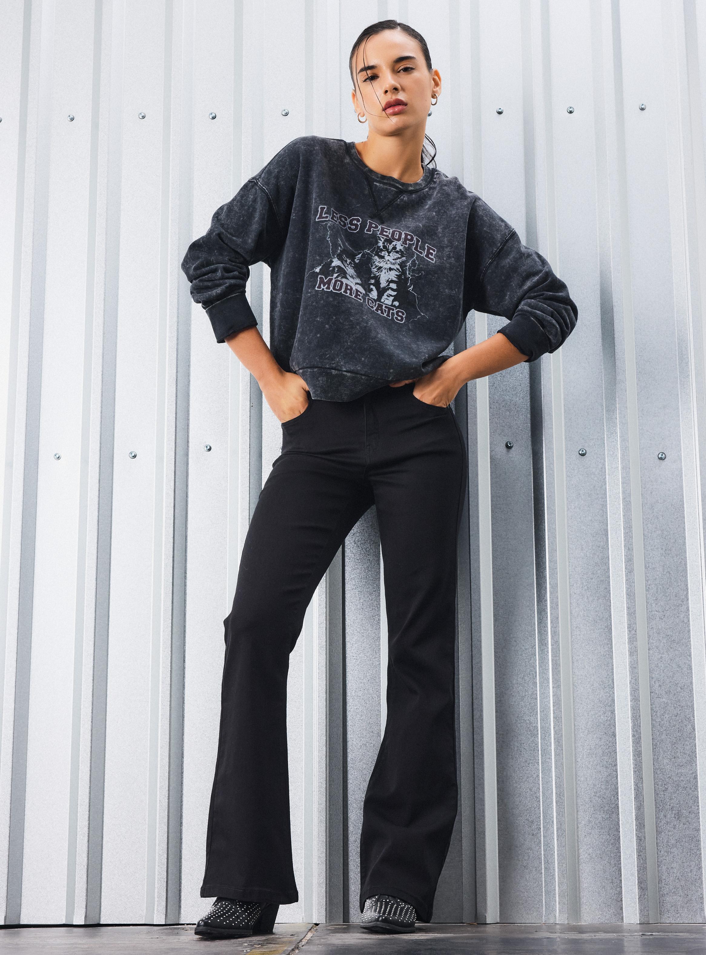 Jeans Básico 5 Bolsillos Flare-4