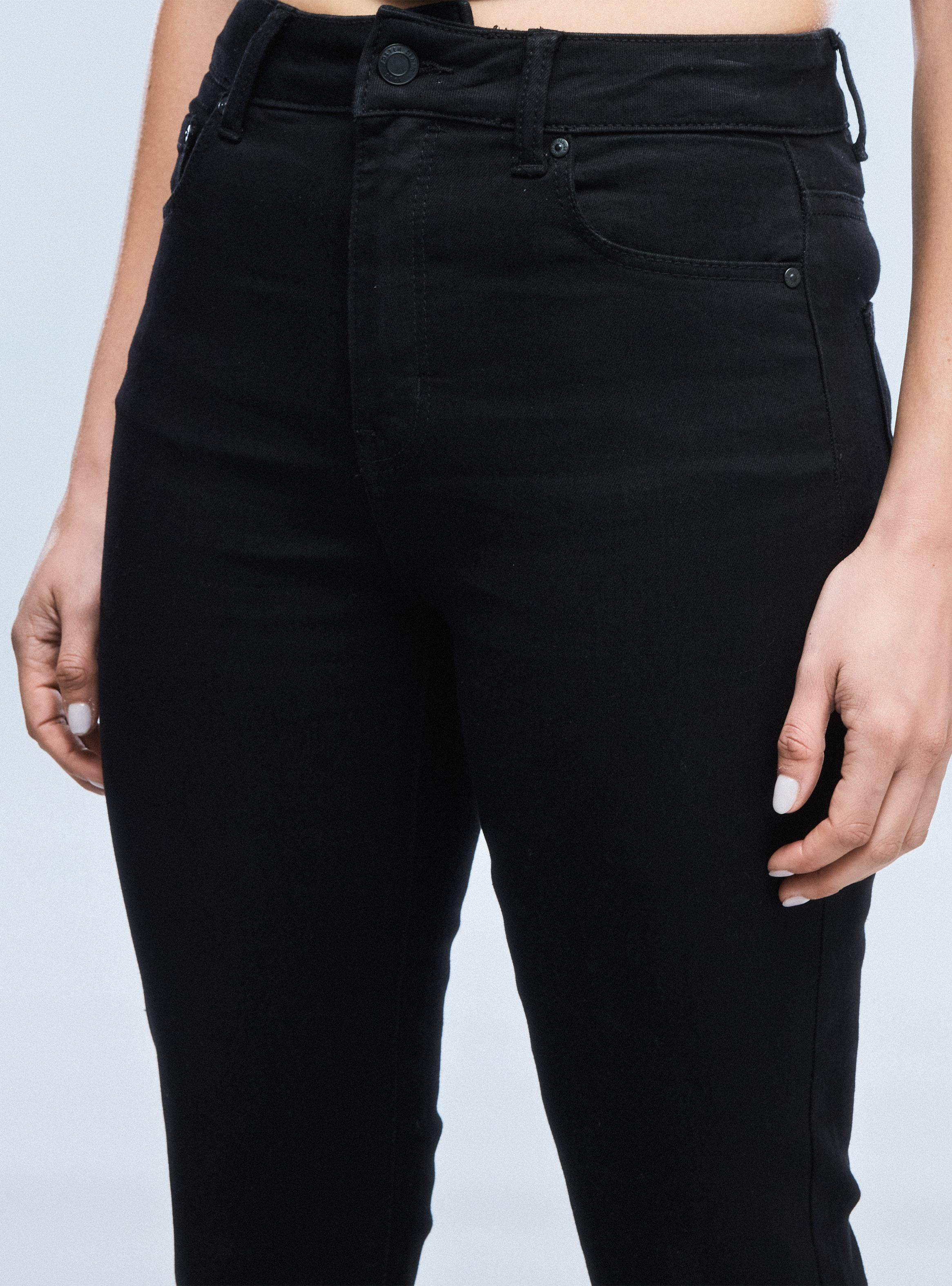 Jeans Básico 5 Bolsillos Flare Tiro Medio-2