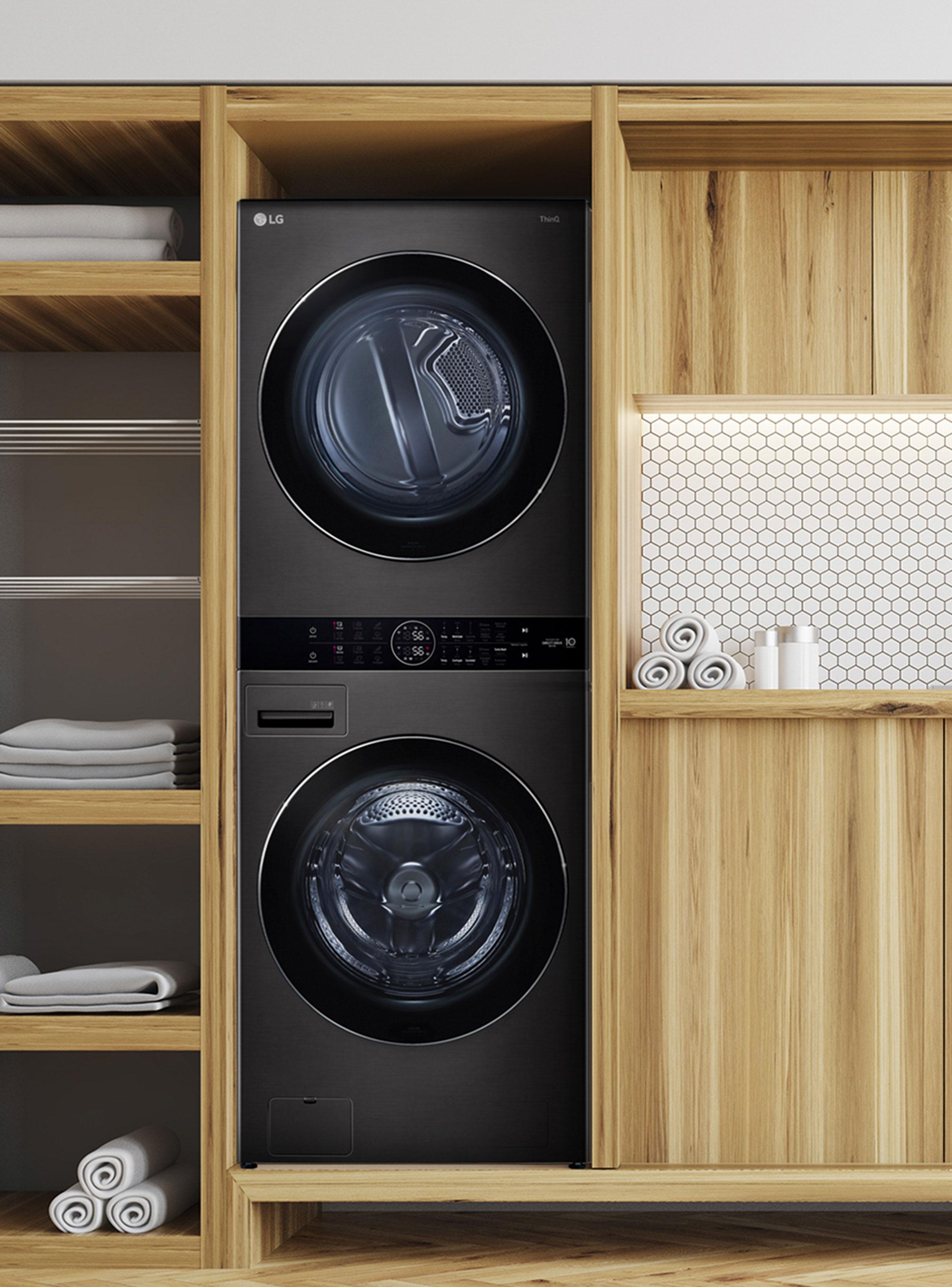 Lavadora-Secadora Carga Frontal 22/16 Kg WK22BS6 Torre de Lavado-6