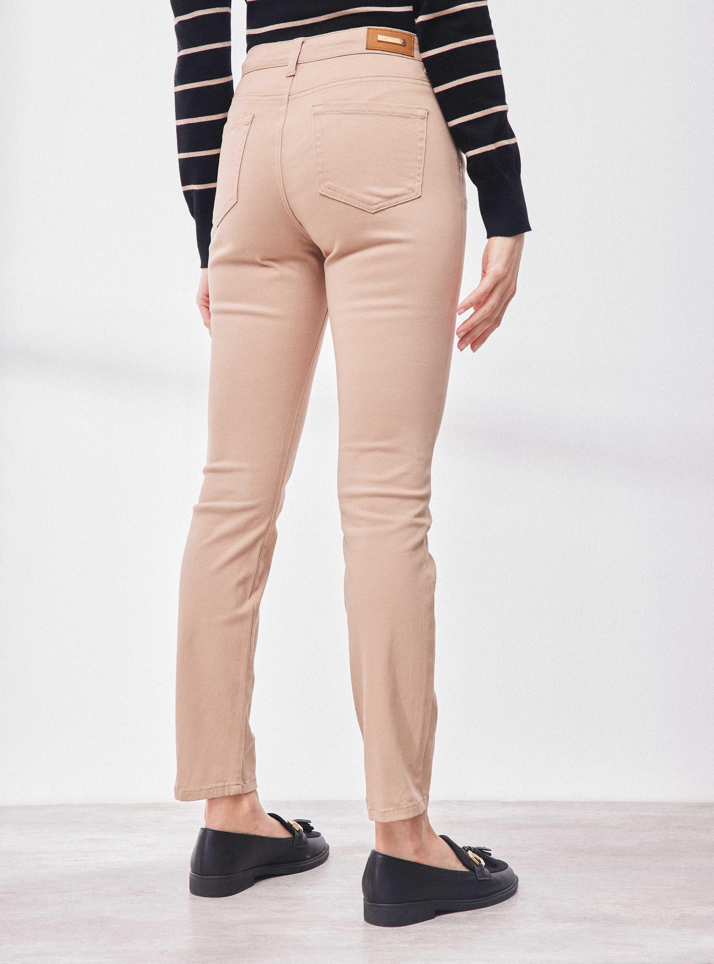 Pantalón Cinco Bolsillos Básico Color-1