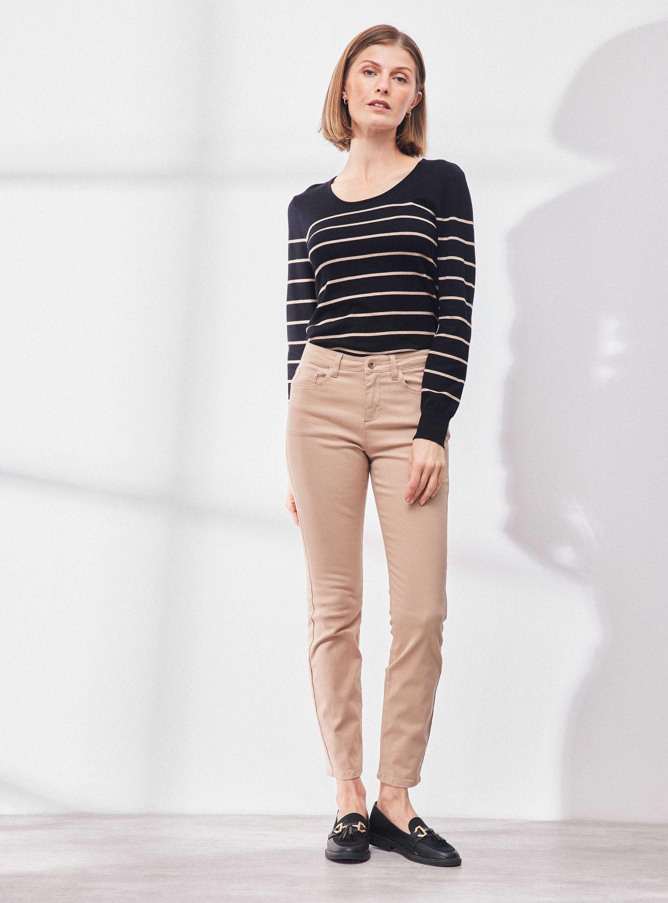 Pantalón Color Básico-4