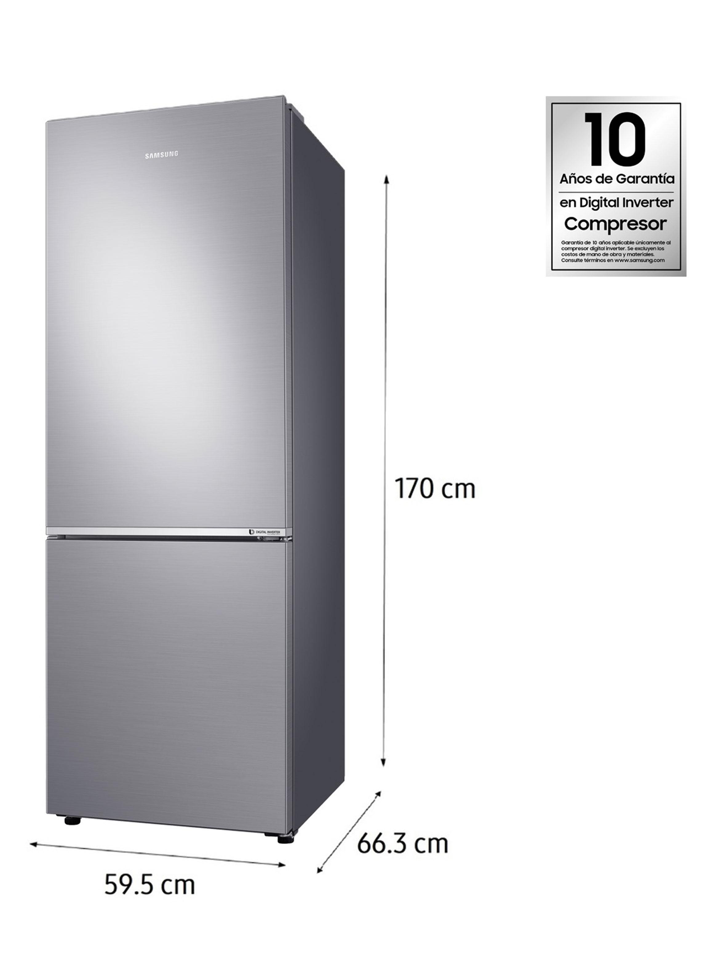Refrigerador Bottom Freezer No Frost 290 Litros RB30N4020S8/ZS All Around Cooling-1