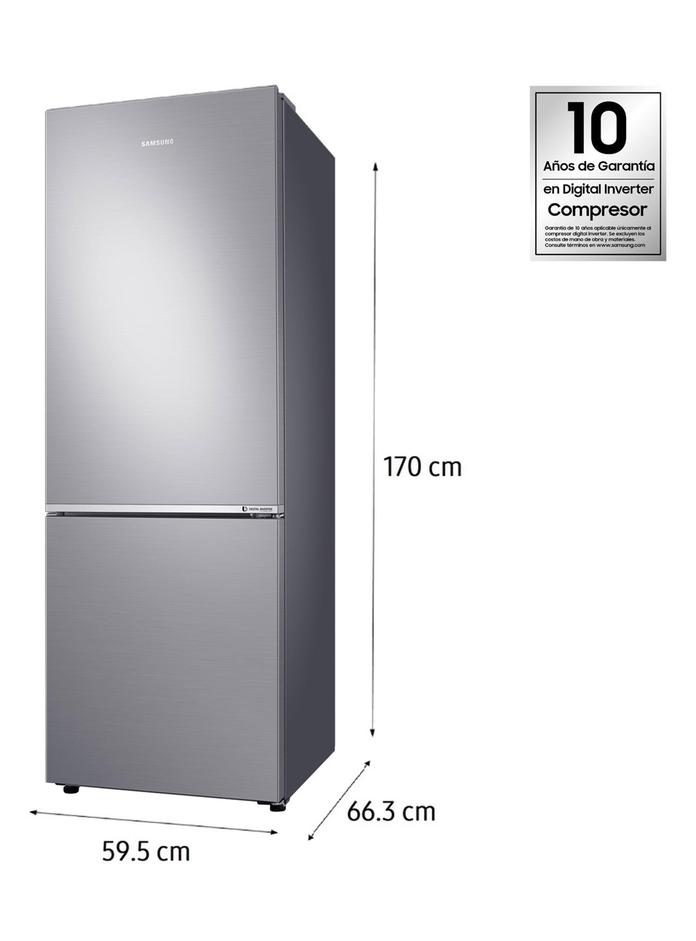 Refrigerador Bottom Freezer No Frost 290 Litros RB30N4020S8/ZS All Around Cooling-1