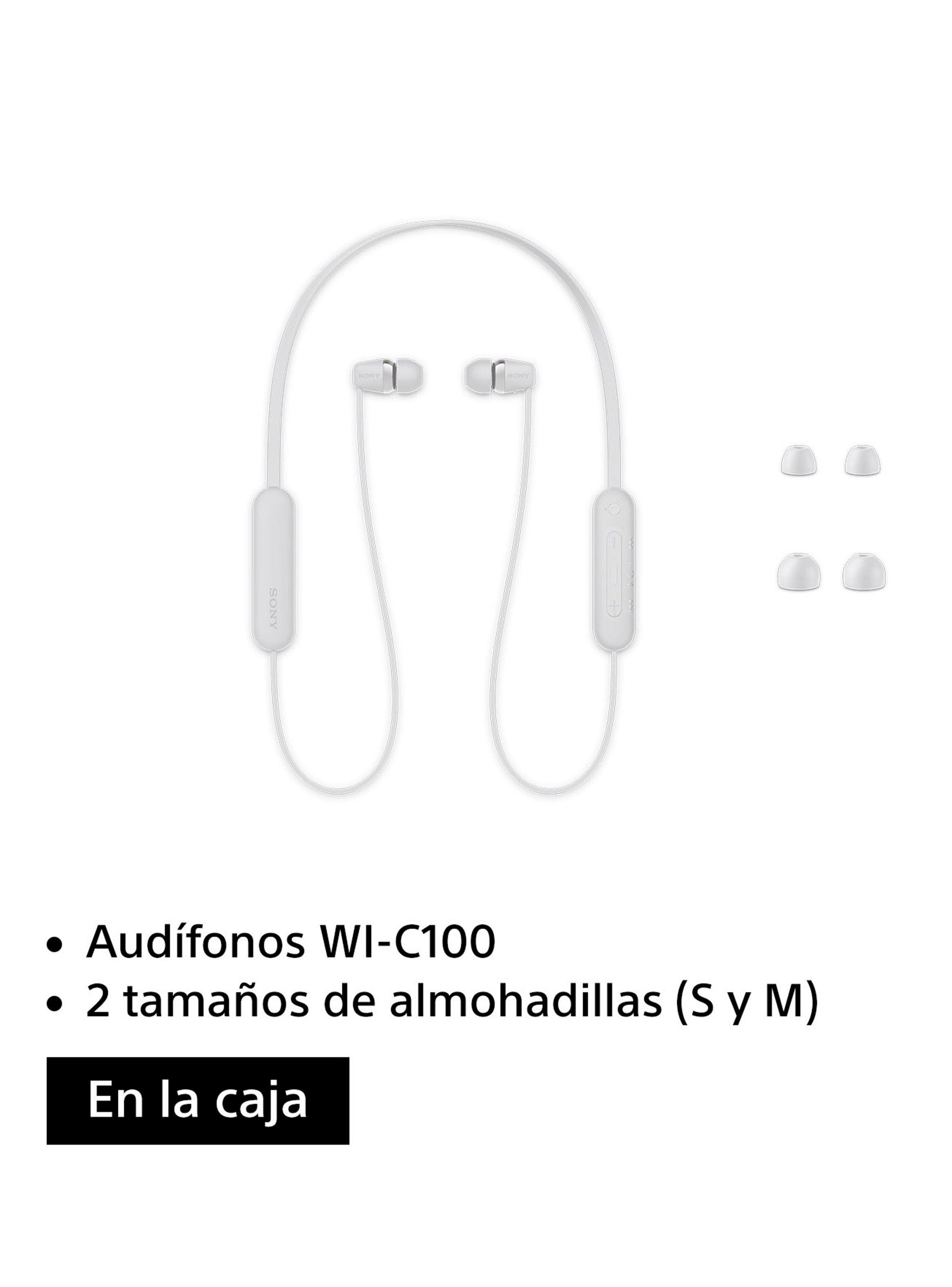 Audífonos Internos Inalámbricos WI-C100 Blanco-3