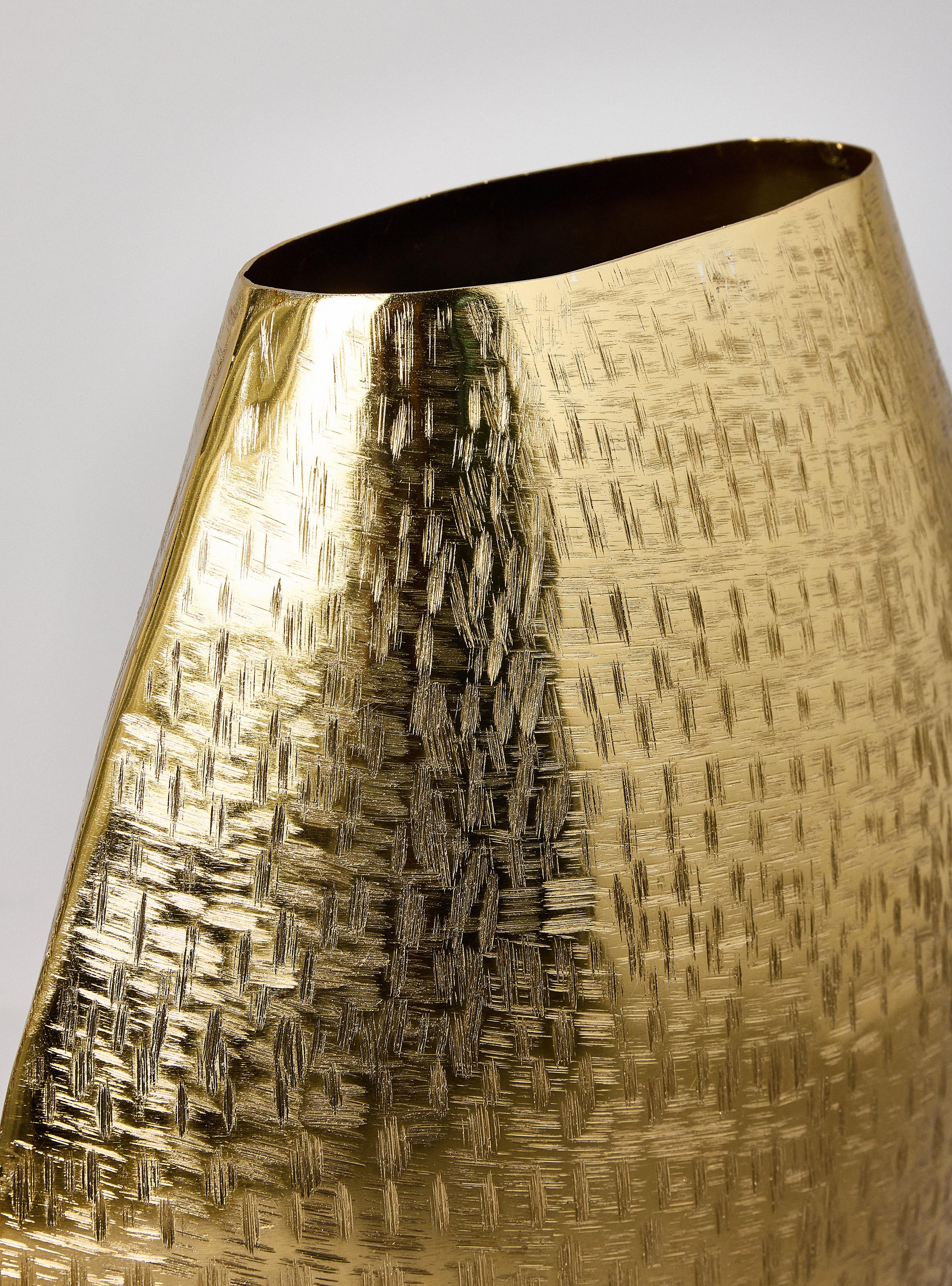 Jarrón Dorado 46 cm-2