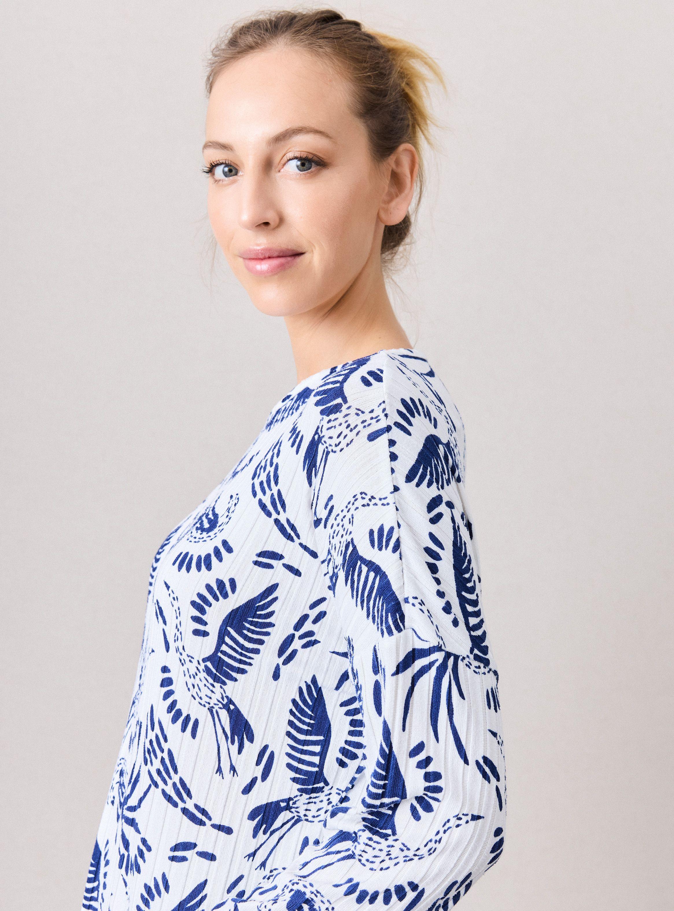 Pijama Full Print Tela Tipo Rib-3