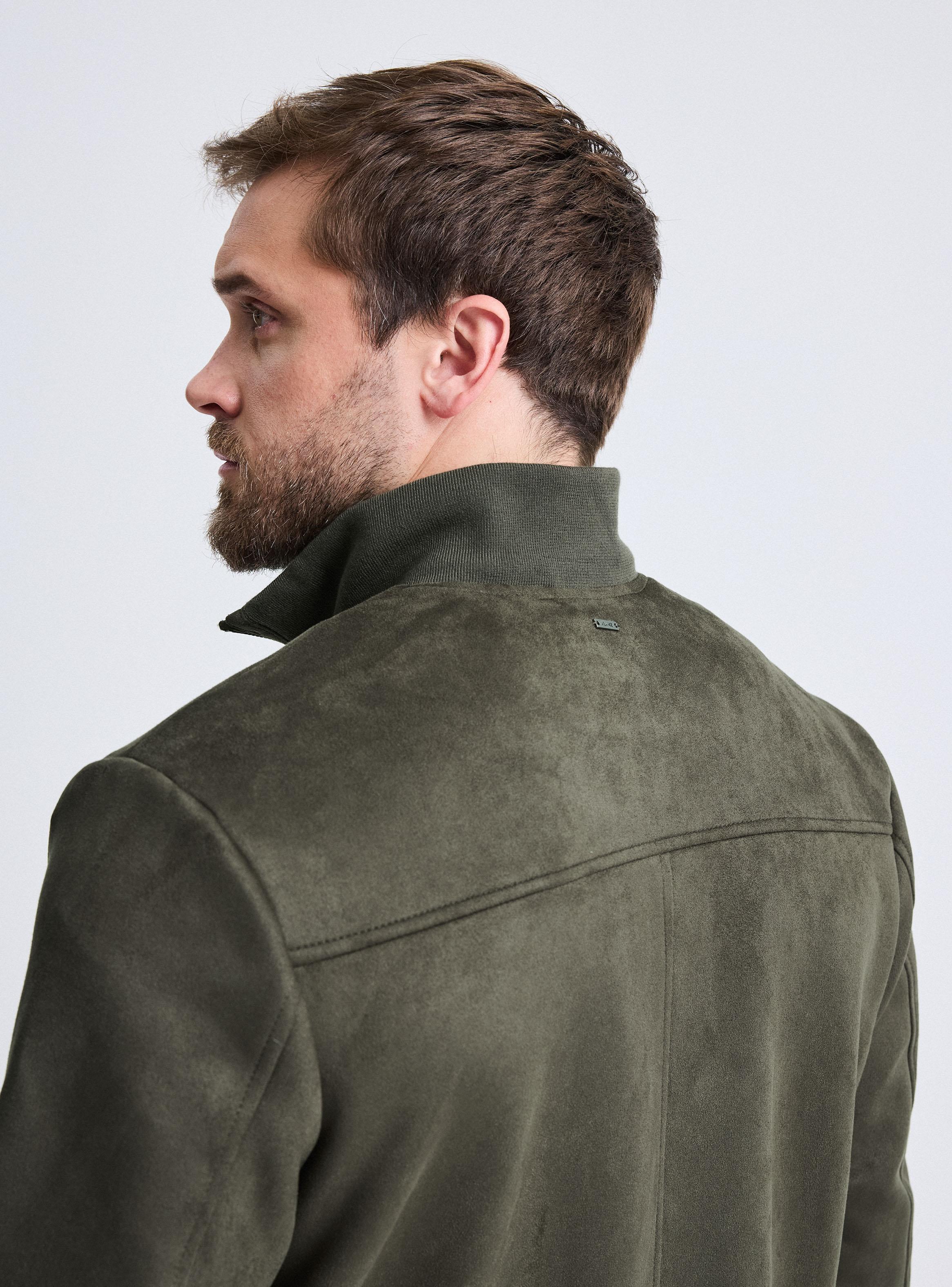 Chaqueta Bomber Gamuza-3
