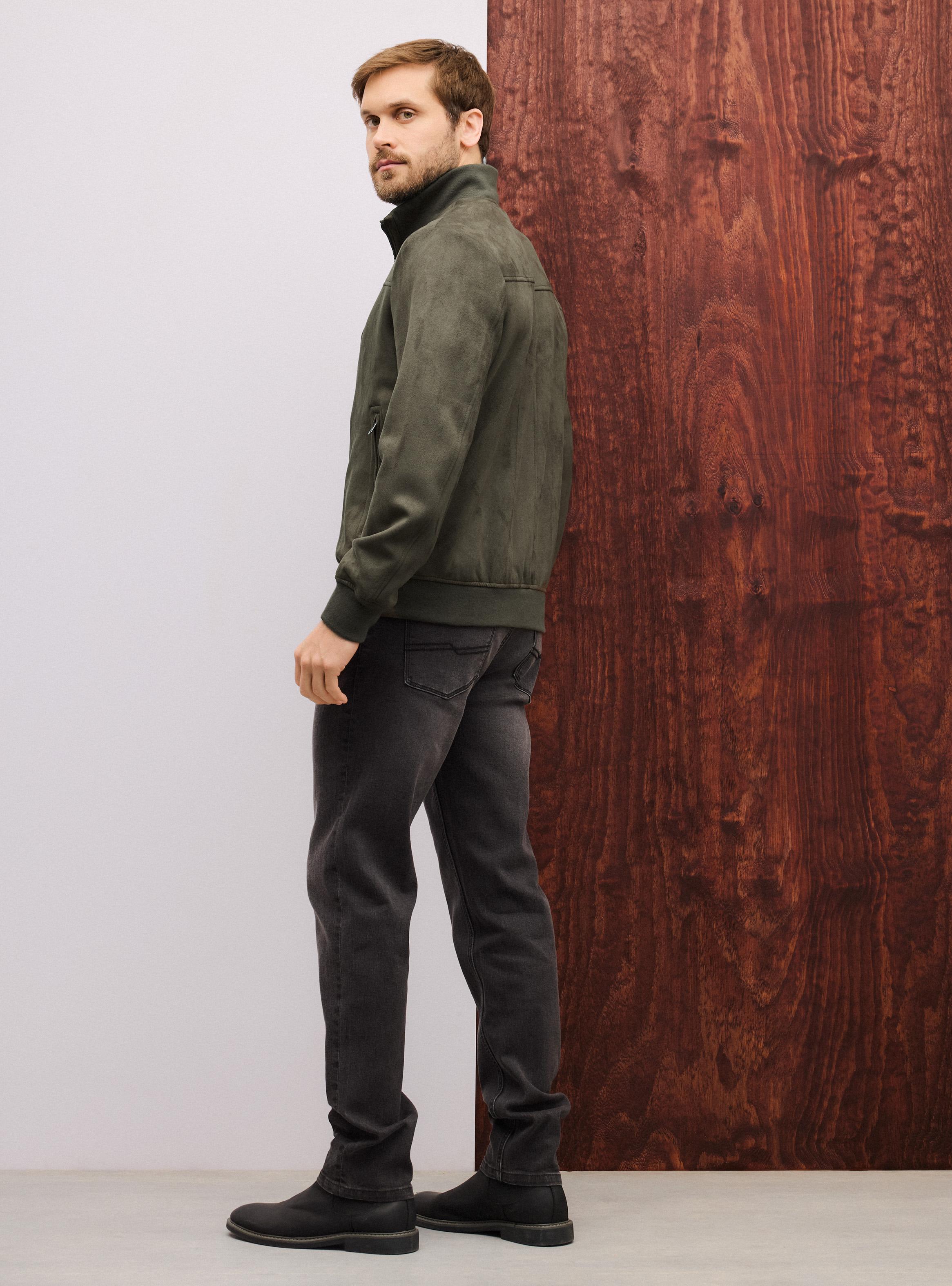 Chaqueta Bomber Gamuza-5
