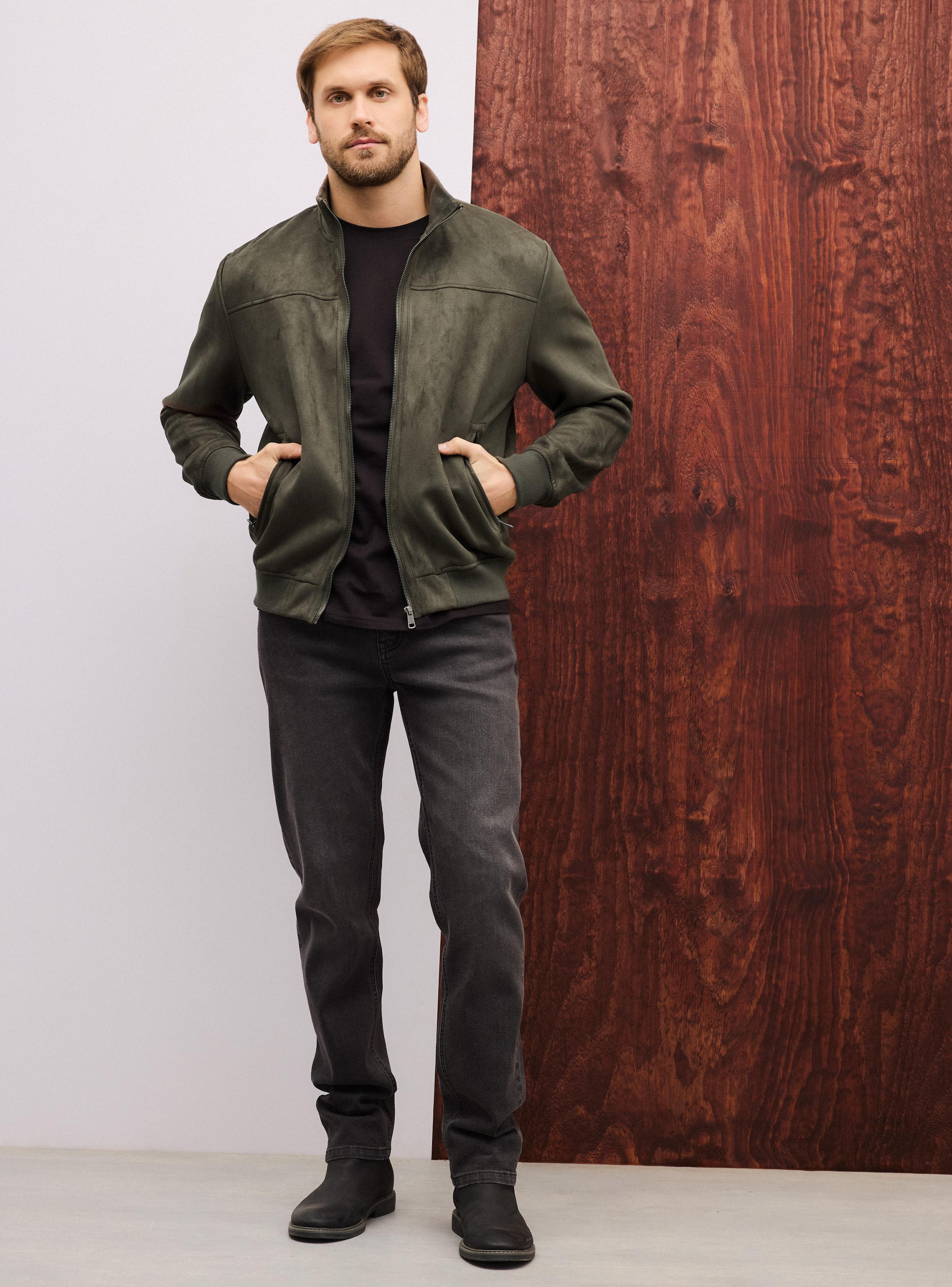 Chaqueta Bomber Gamuza-4