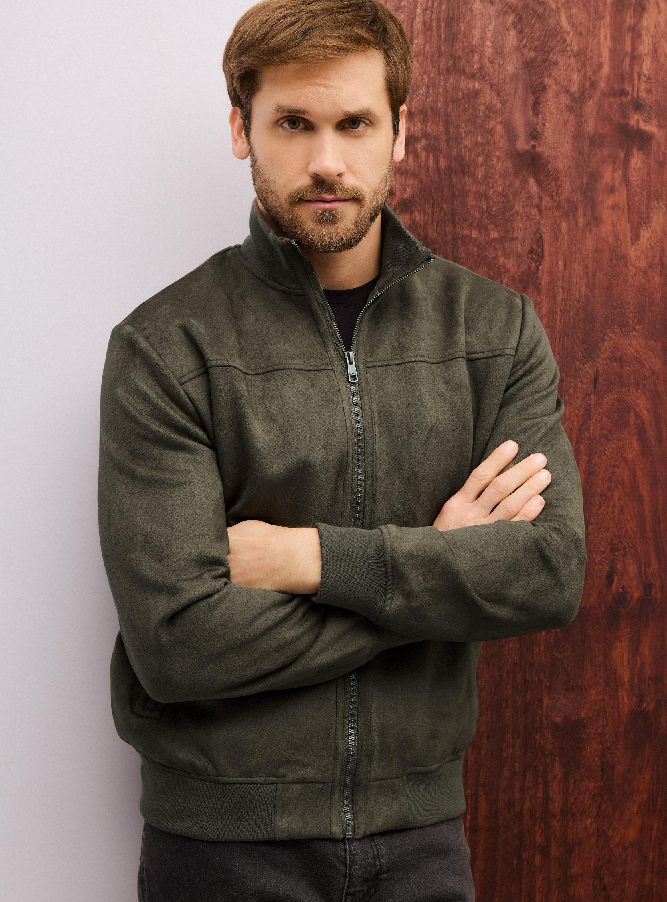 Chaqueta Bomber Gamuza-3