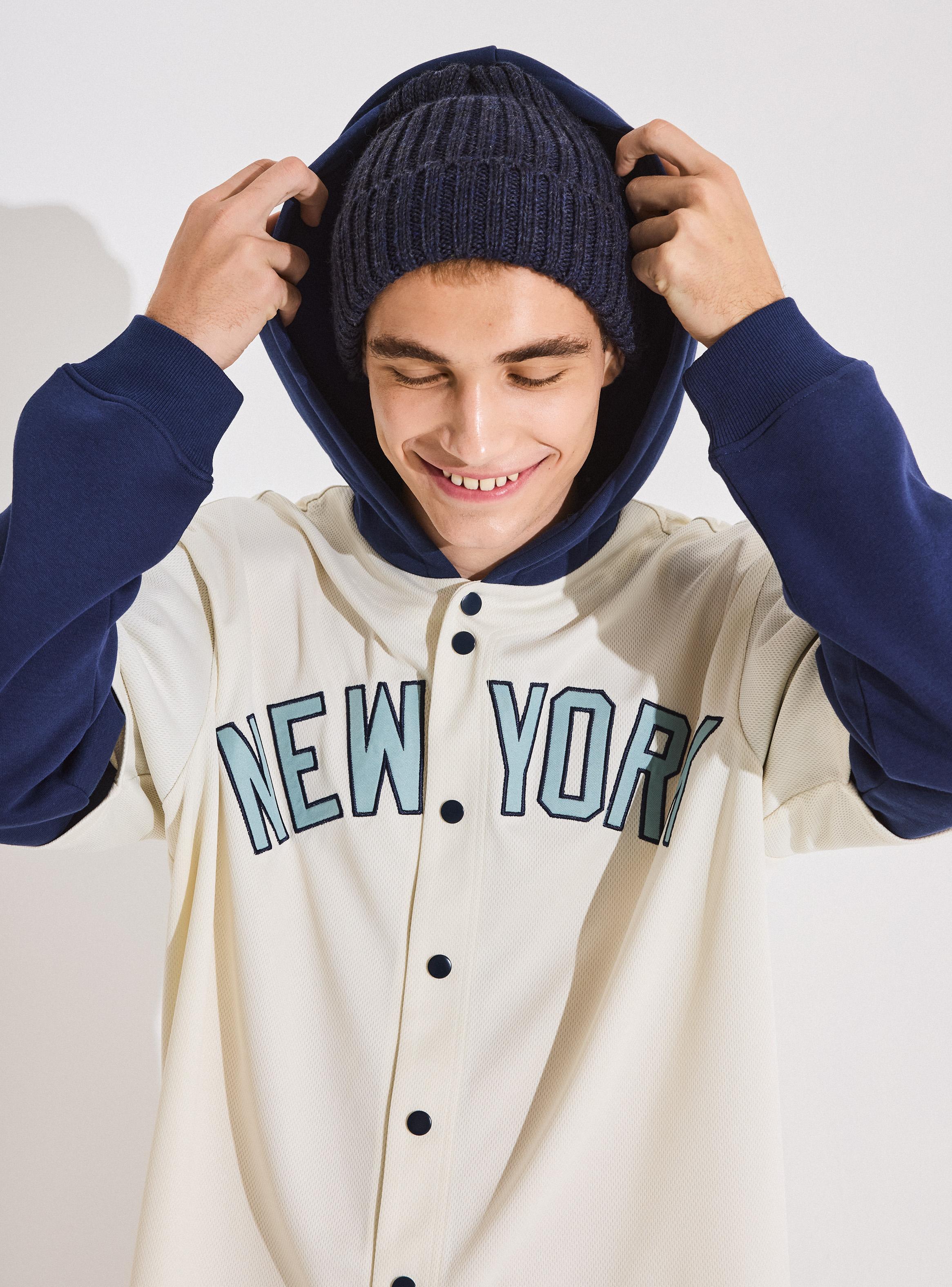 Polera Double Sleeve Hoddie Loose Fit-3