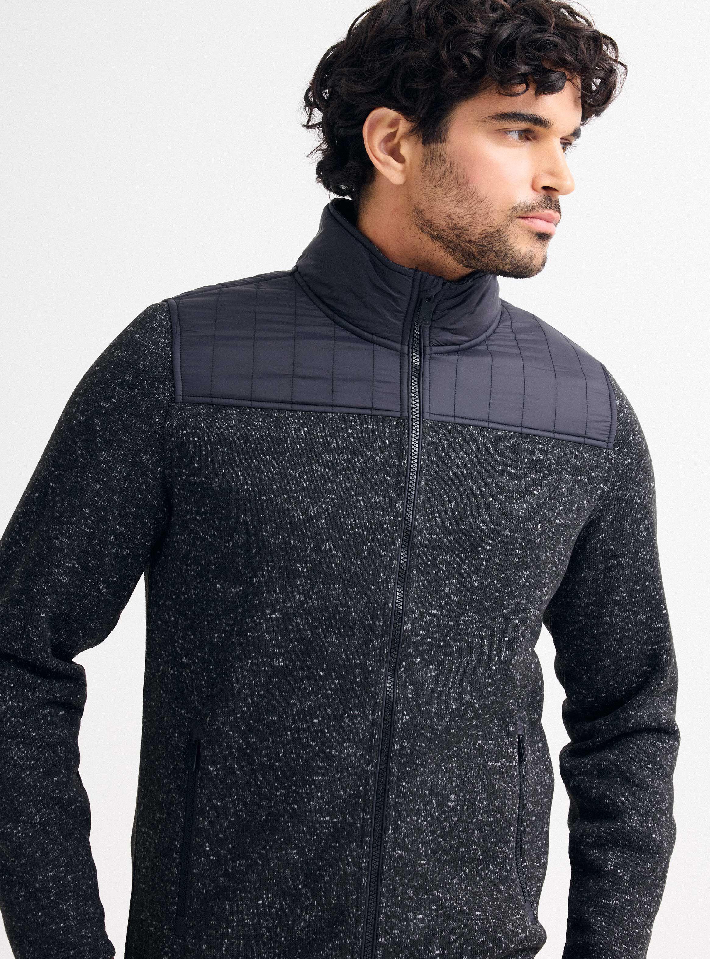 Polar Full Zipper Tela Parka enn Parte Superior-2