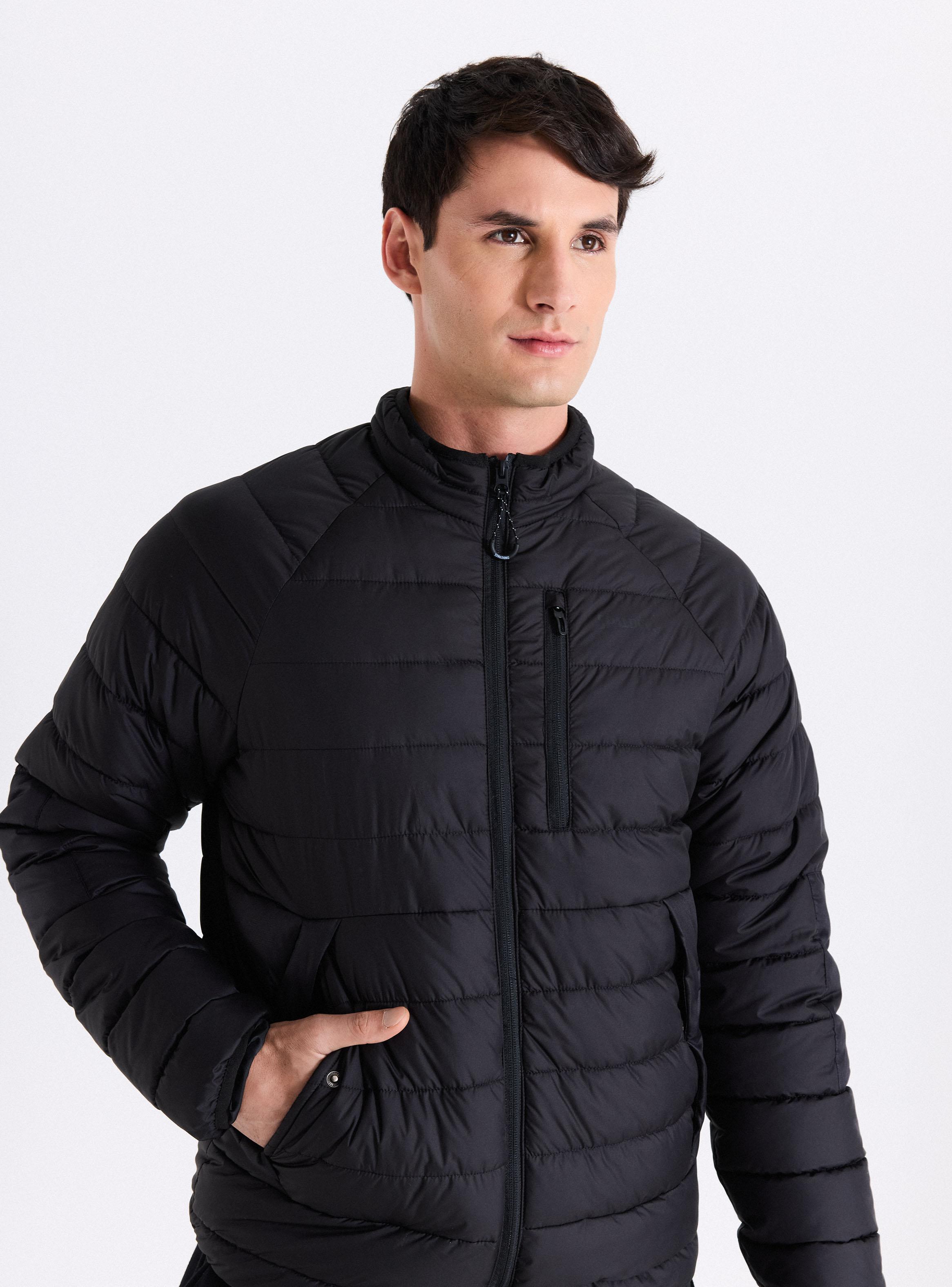 Parka Cuello Alto 3 Bolsillos con Cierre-2