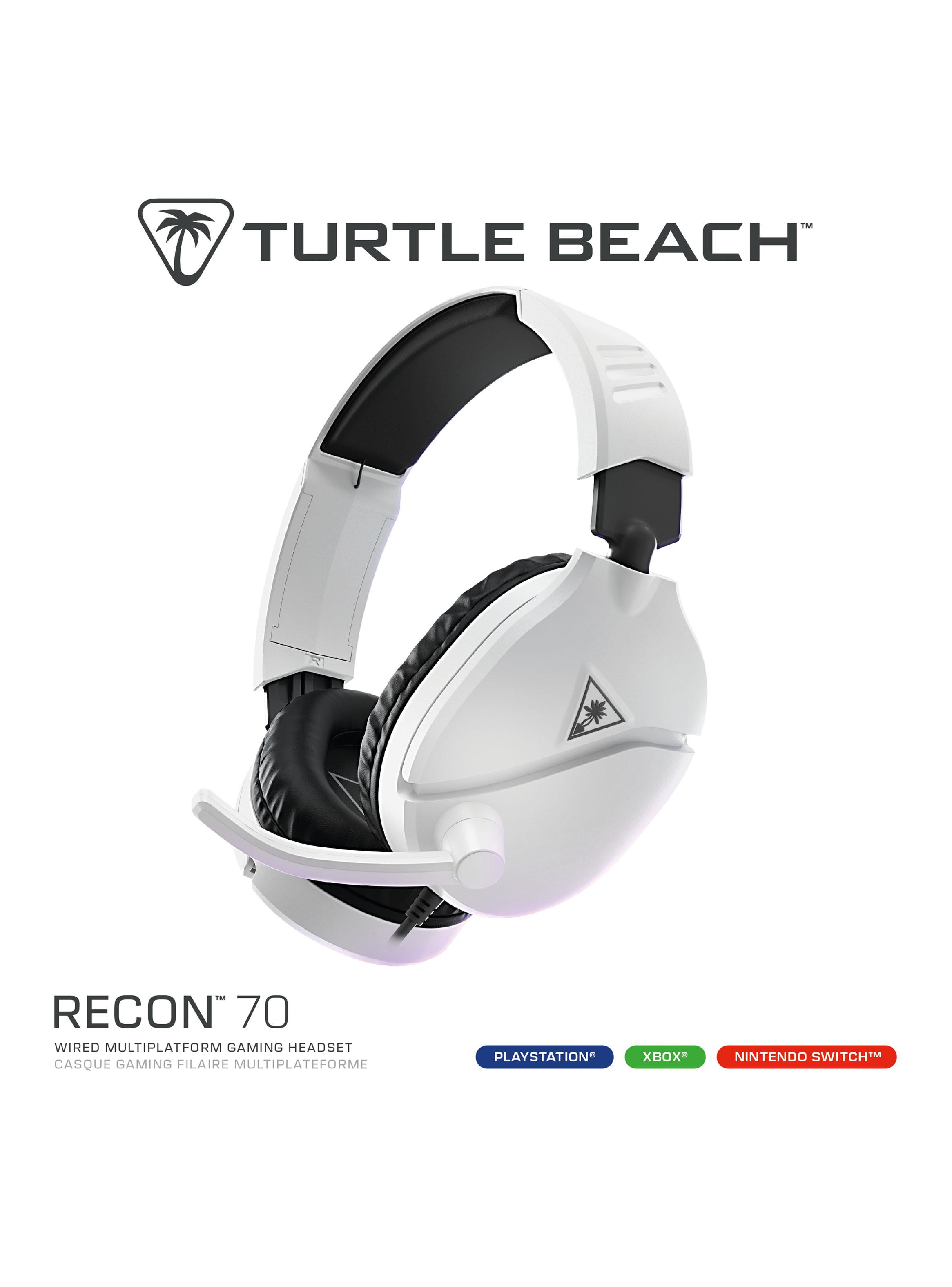 Audífonos Gamers Recon 70 Alámbrico White-3
